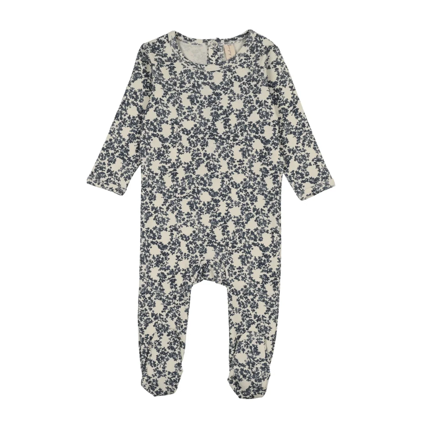 Bonjoy Abstract Vine Footie - All Over Denim