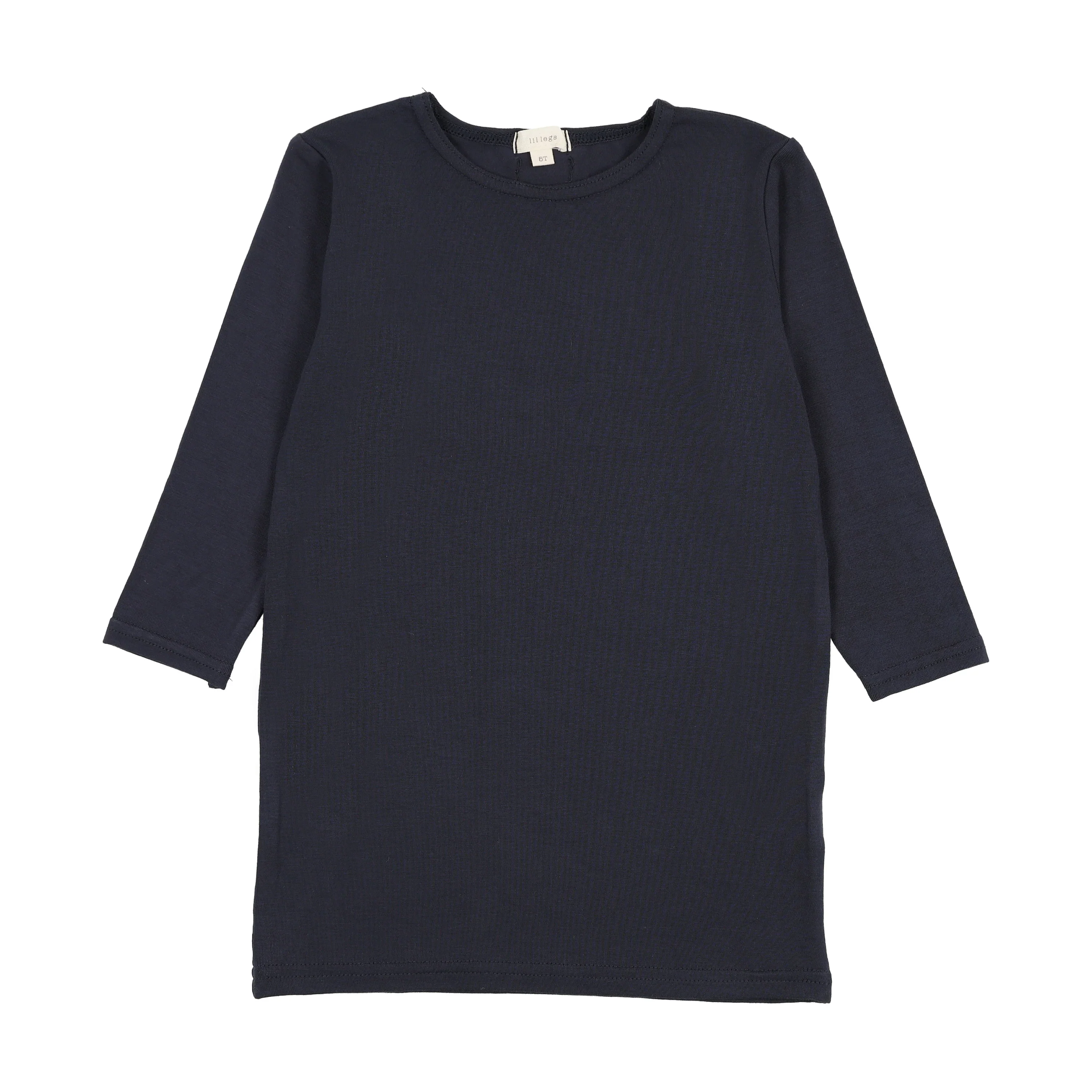 Analogie By Lil Legs Bamboo Tee Three Quarter - Navy