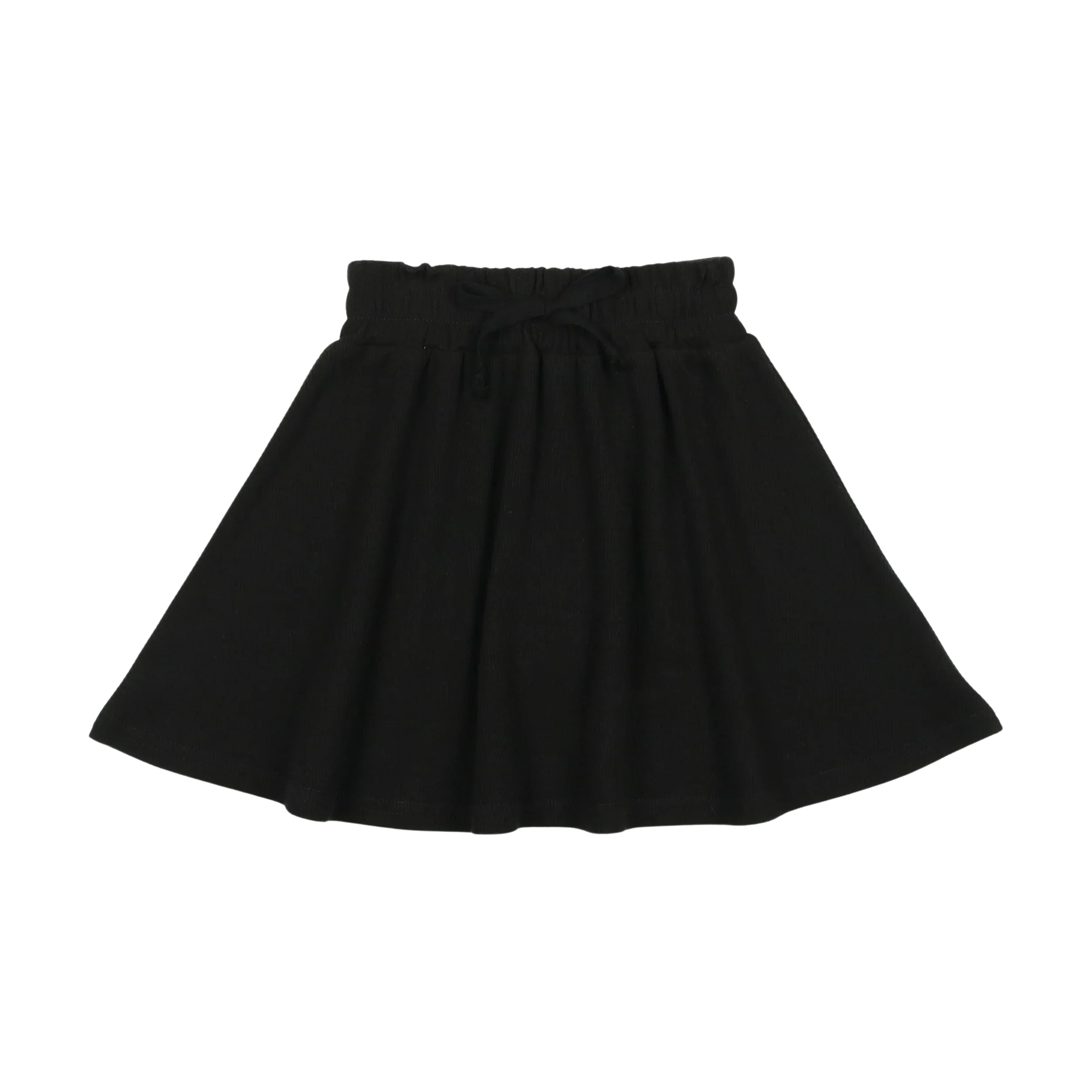 Analogie By Lil Legs Basic Ribbed Skirt - Black