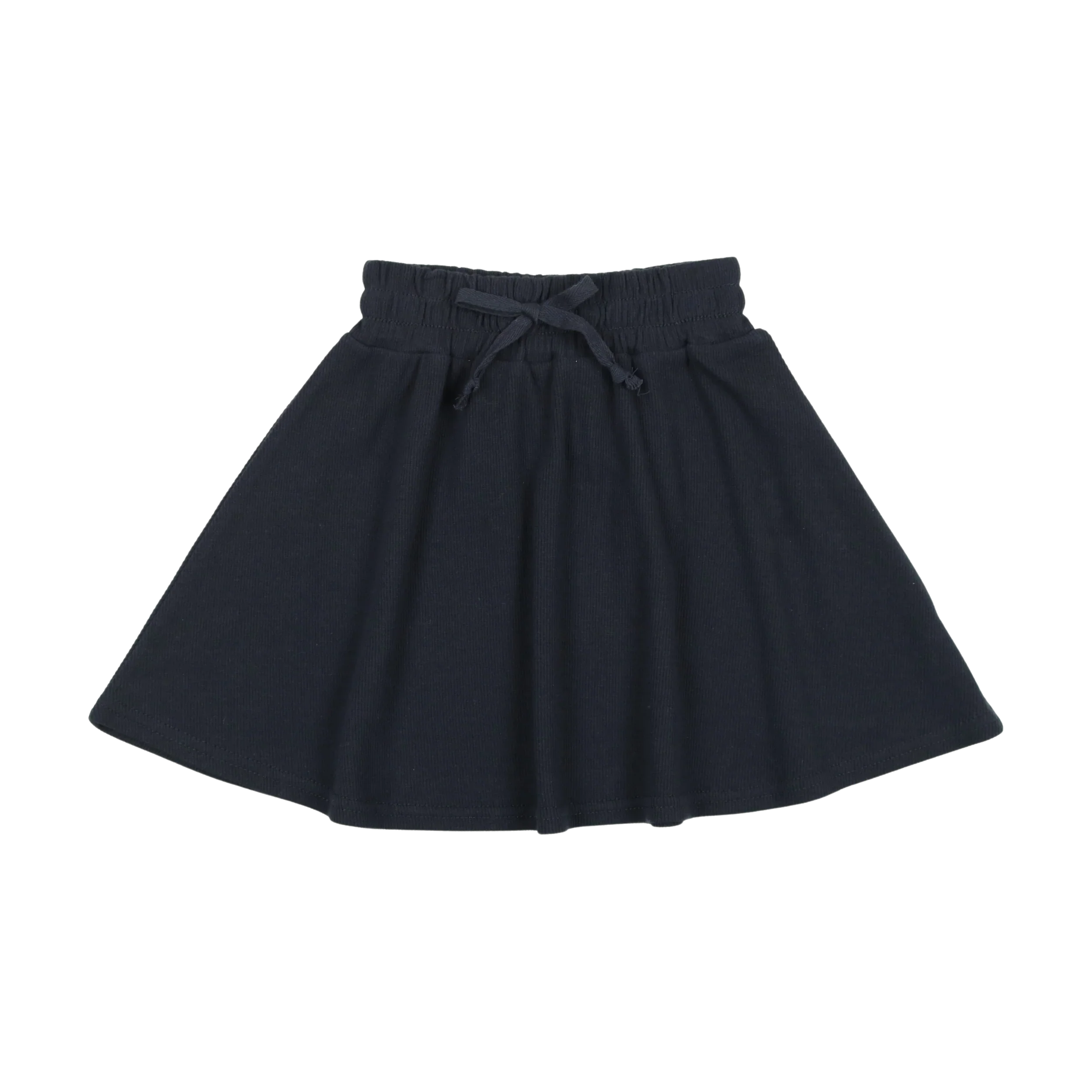 Analogie By Lil Legs Basic Ribbed Skirt - Navy