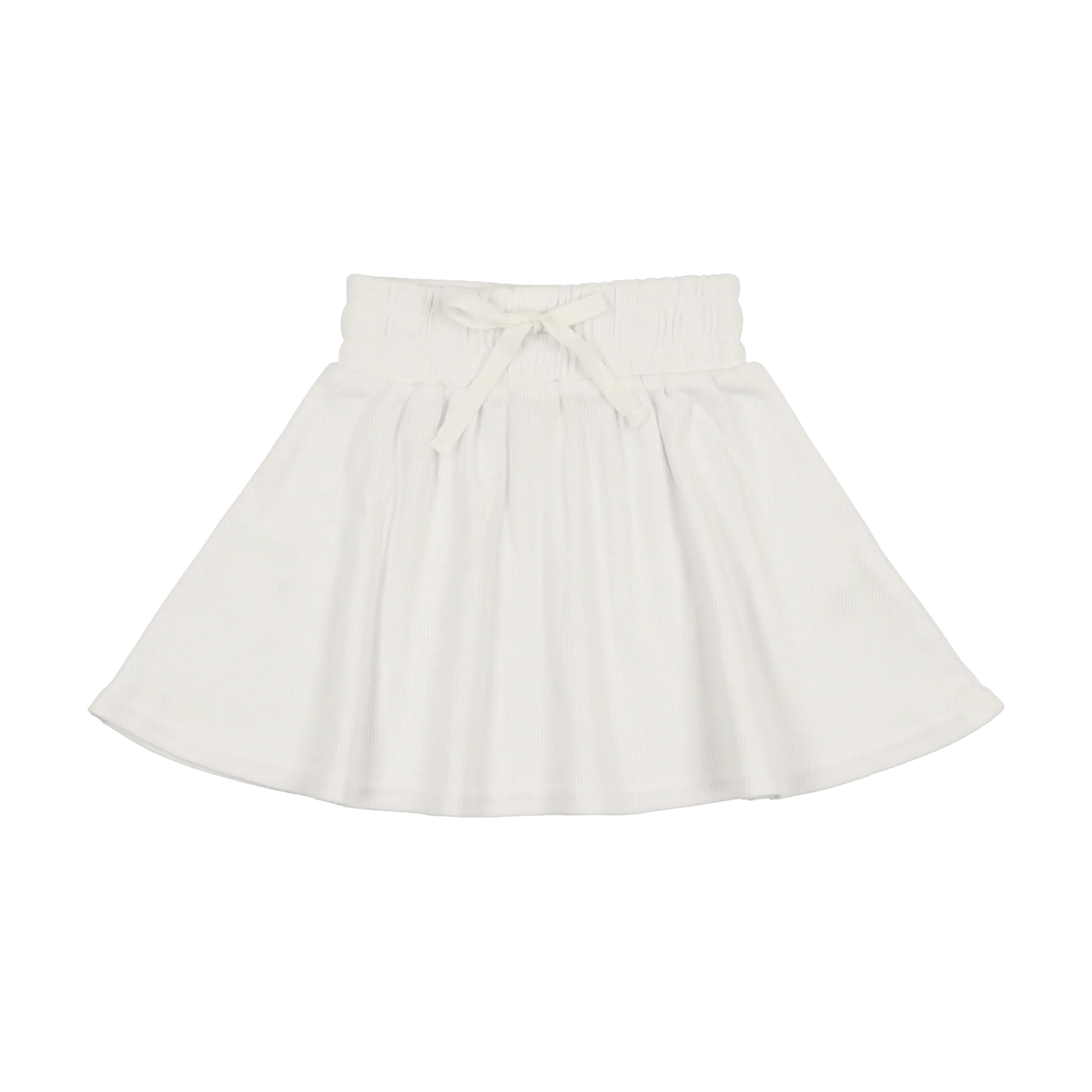 Analogie By Lil Legs Basic Ribbed Skirt - Pure White