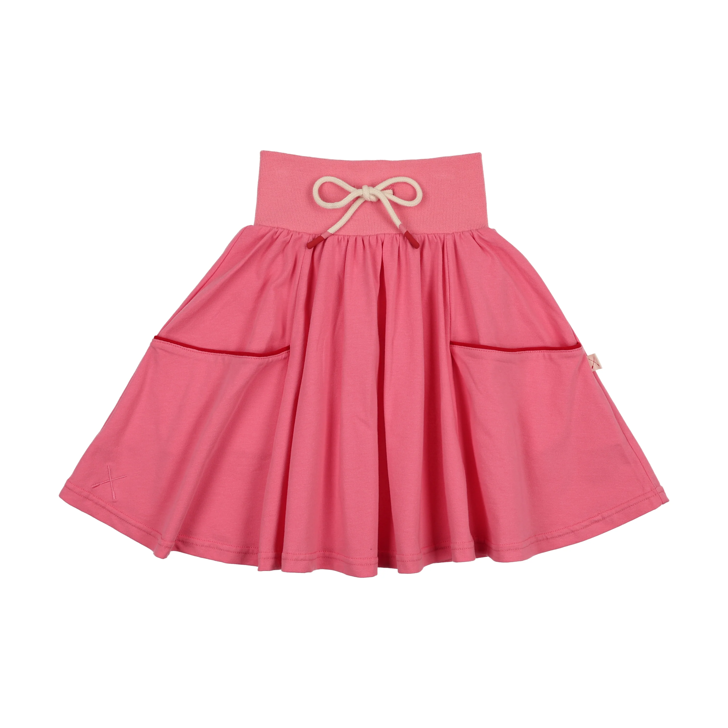 Analogie By Lil Legs Boating Crew Pocket Skirt - Fresh Pink