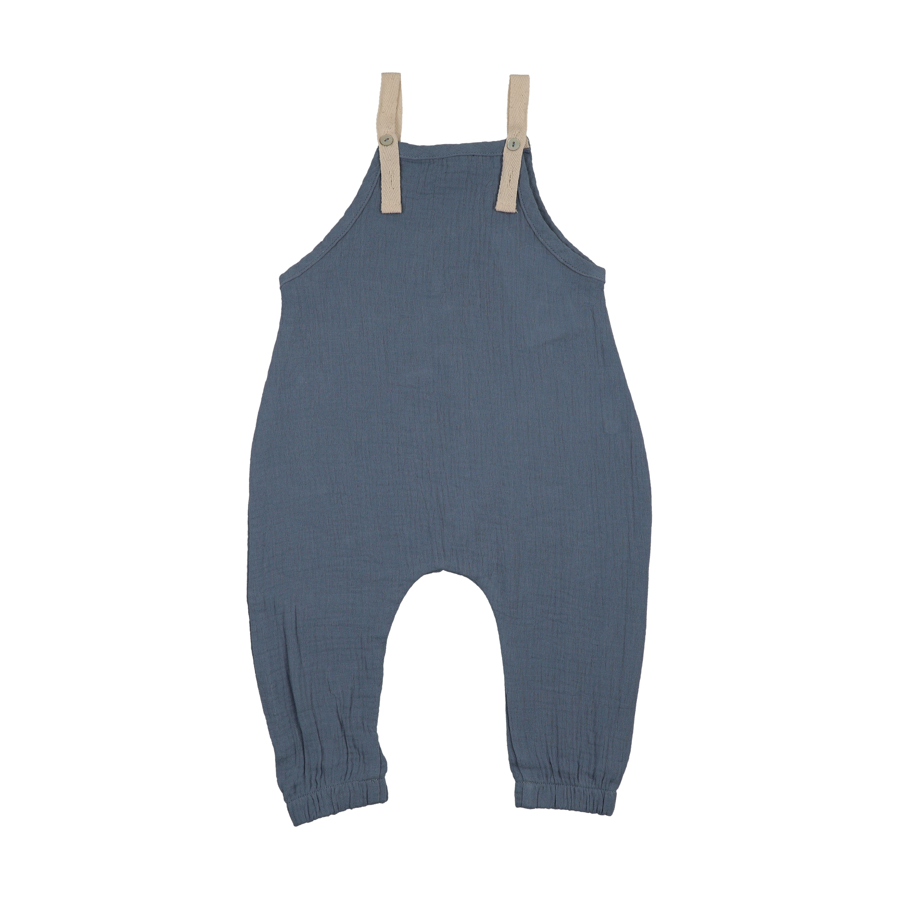 Analogie By Lil Legs Bubble Romper - Off Blue