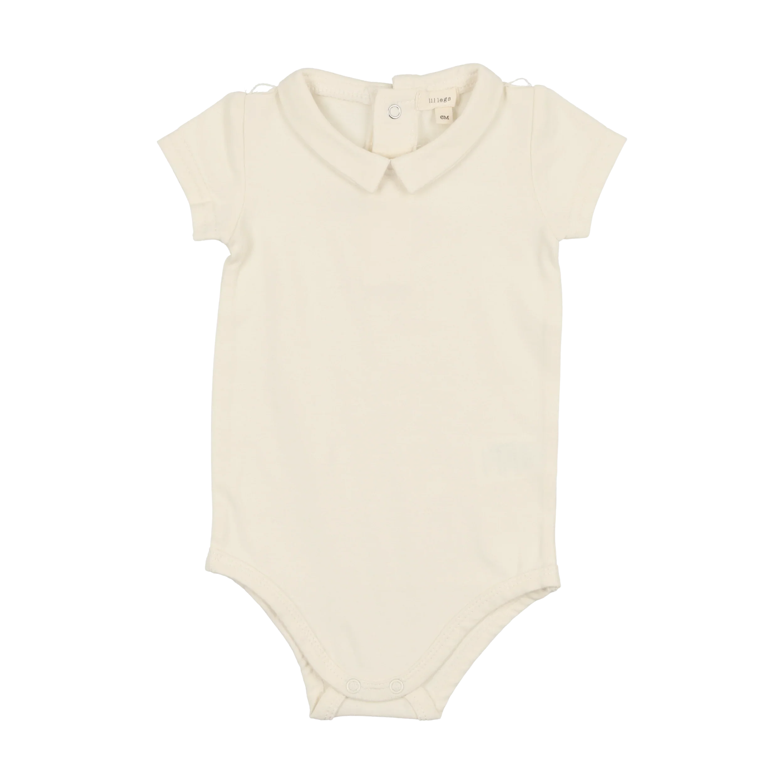 Analogie By Lil Legs Collar Onesie - Cream