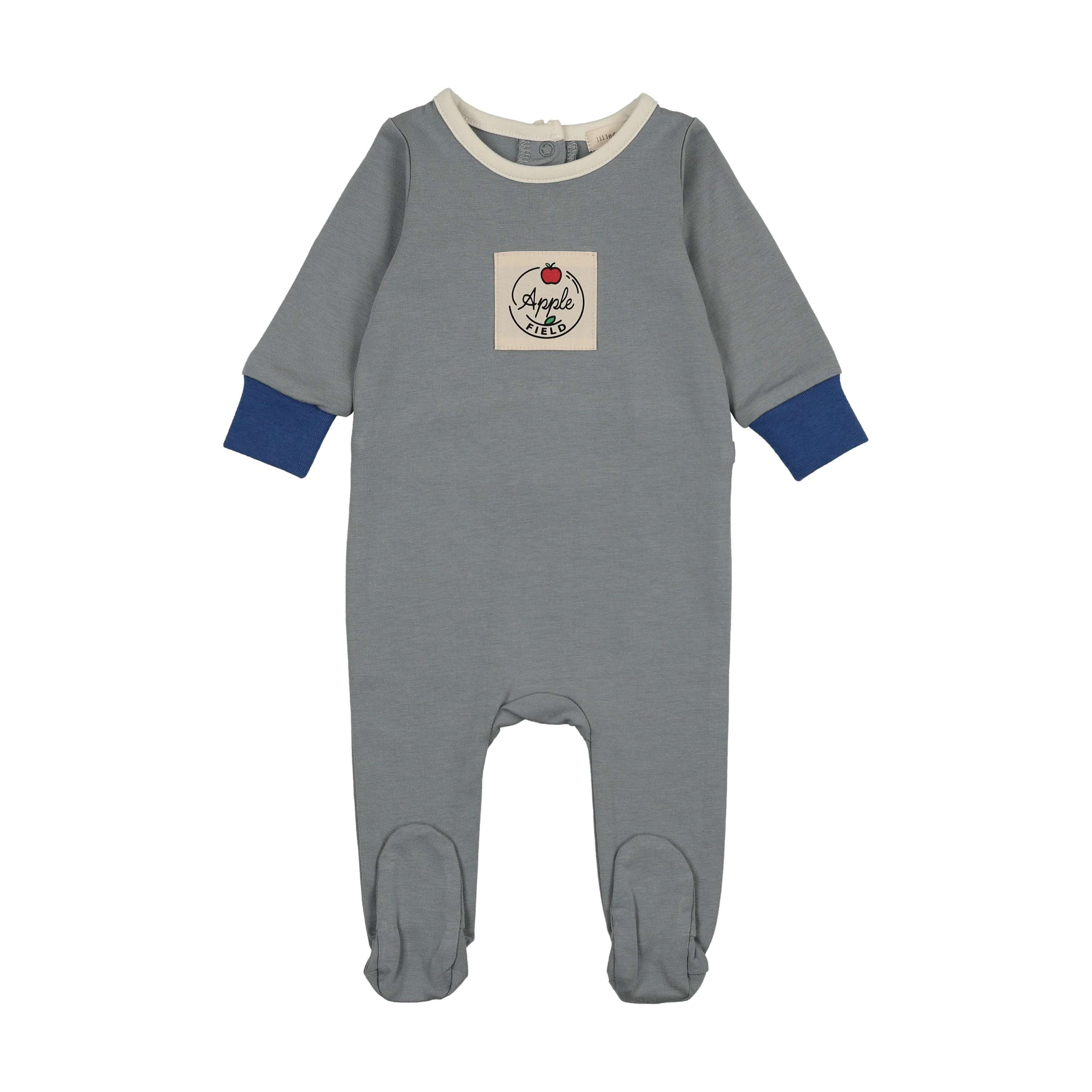 Analogie By Lil Legs Color Block Footie - Blue