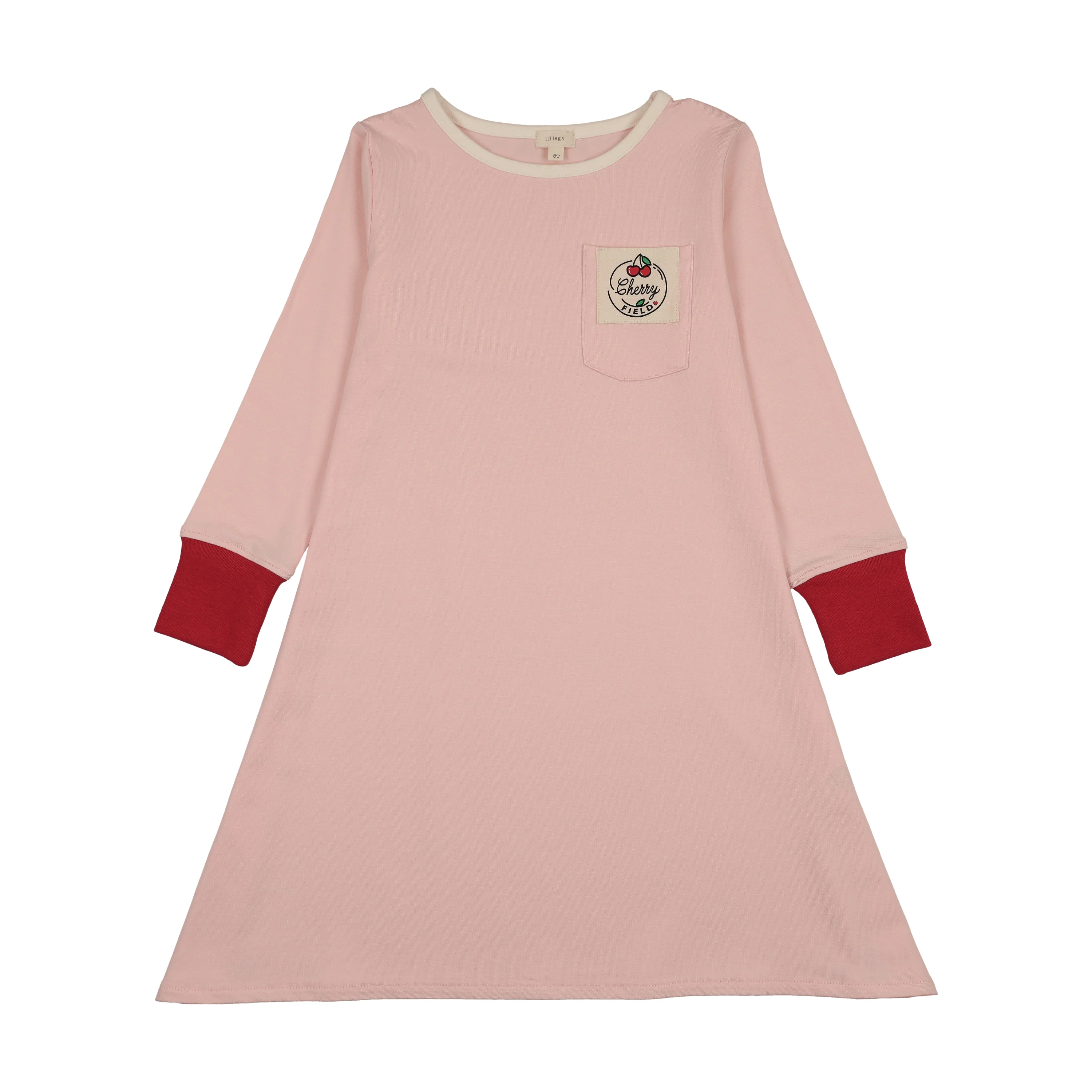 Analogie By Lil Legs Color Block Nightgown - Pink