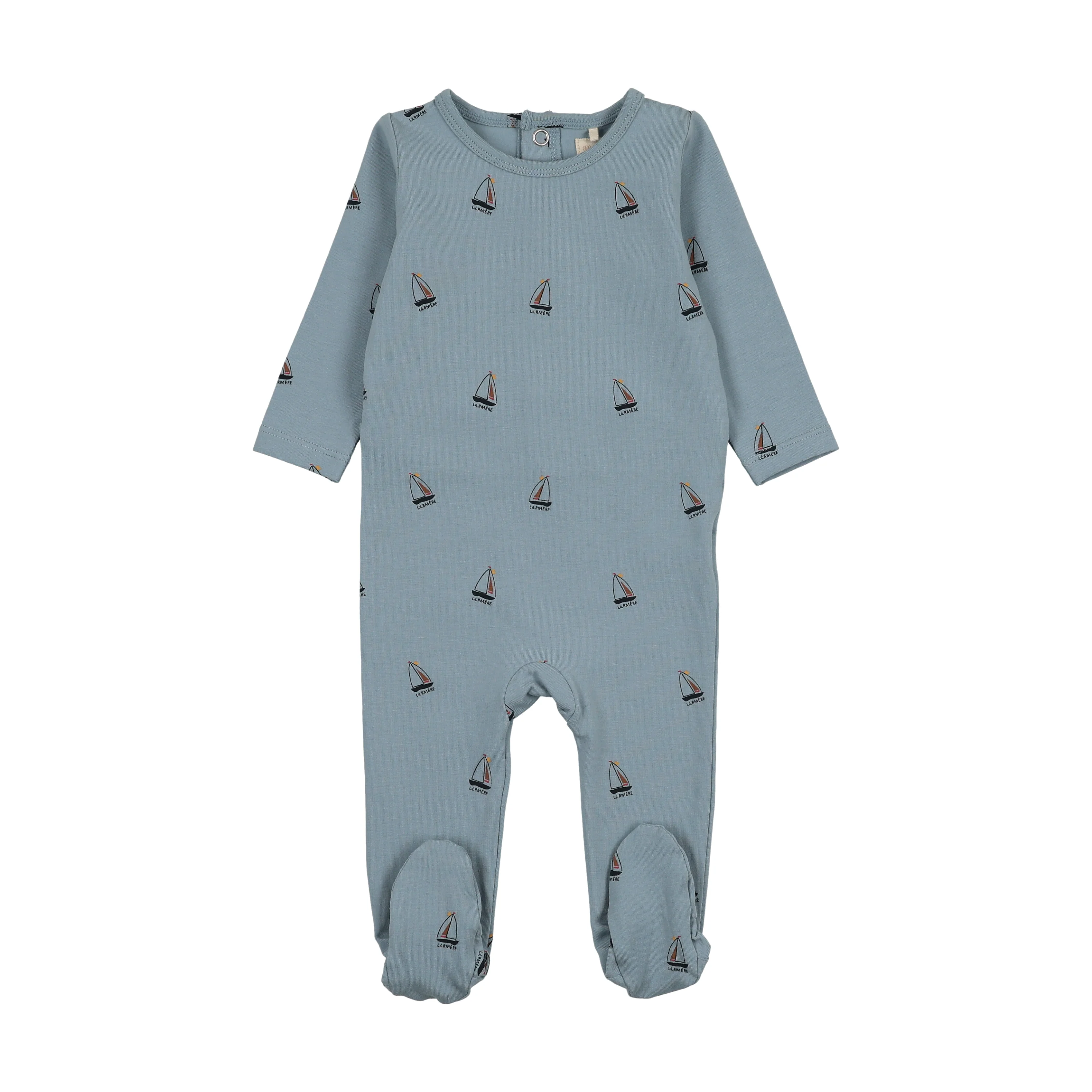 Analogie By Lil Legs Common Folk Boys Footie - Blue
