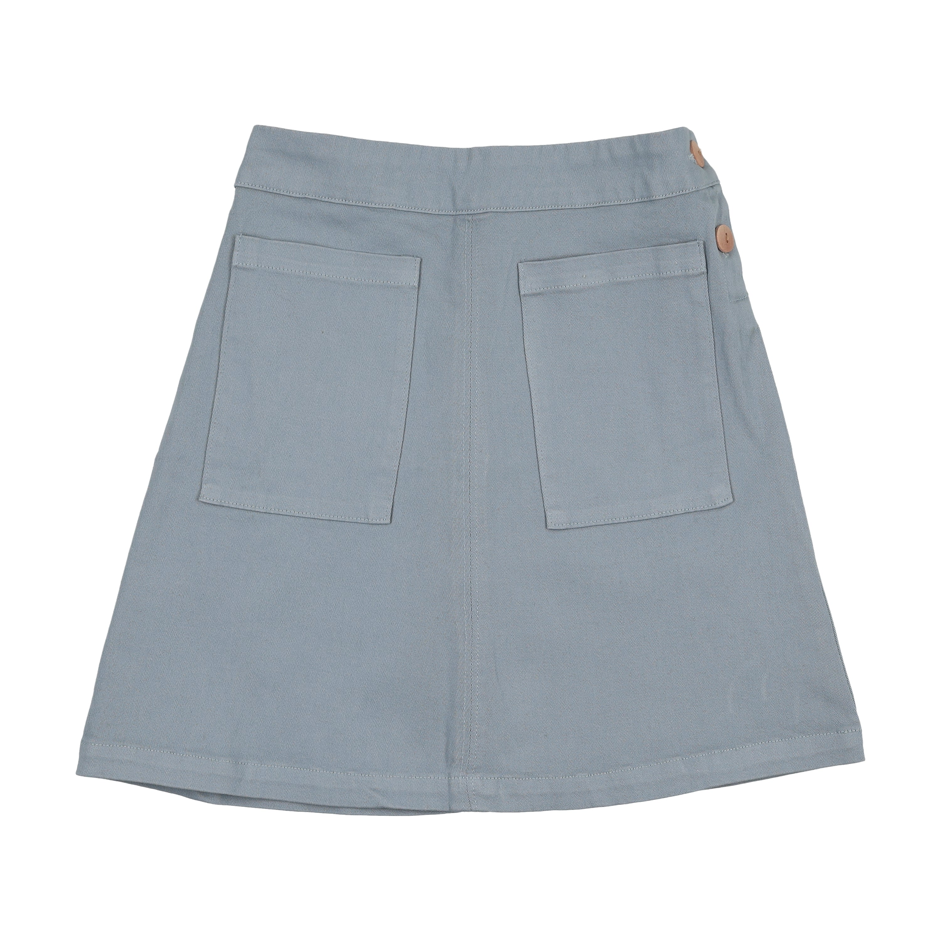 Analogie By Lil Legs Common Folk Twill Skirt - Blue