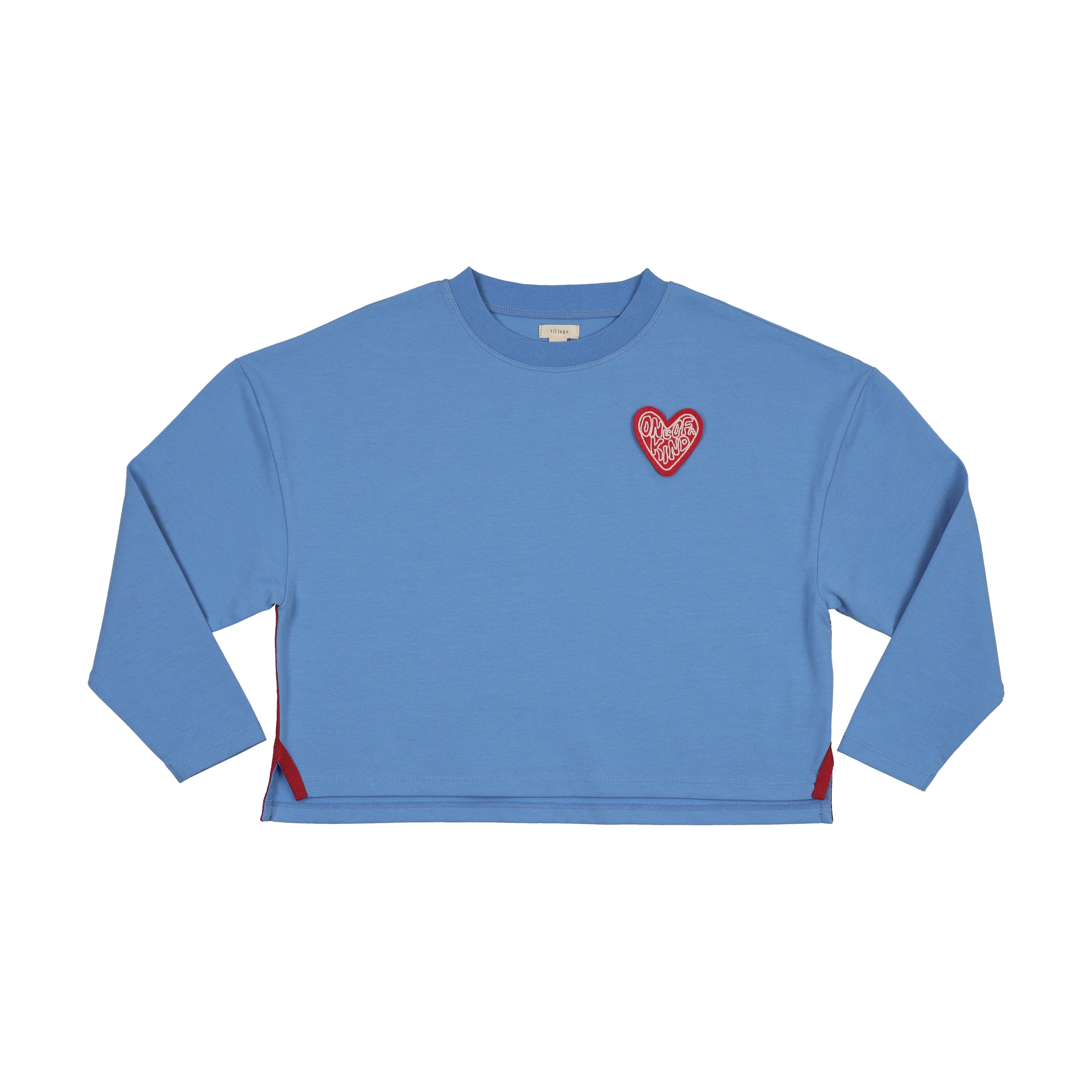 Analogie By Lil Legs Cropped Tee - Fresh Blue