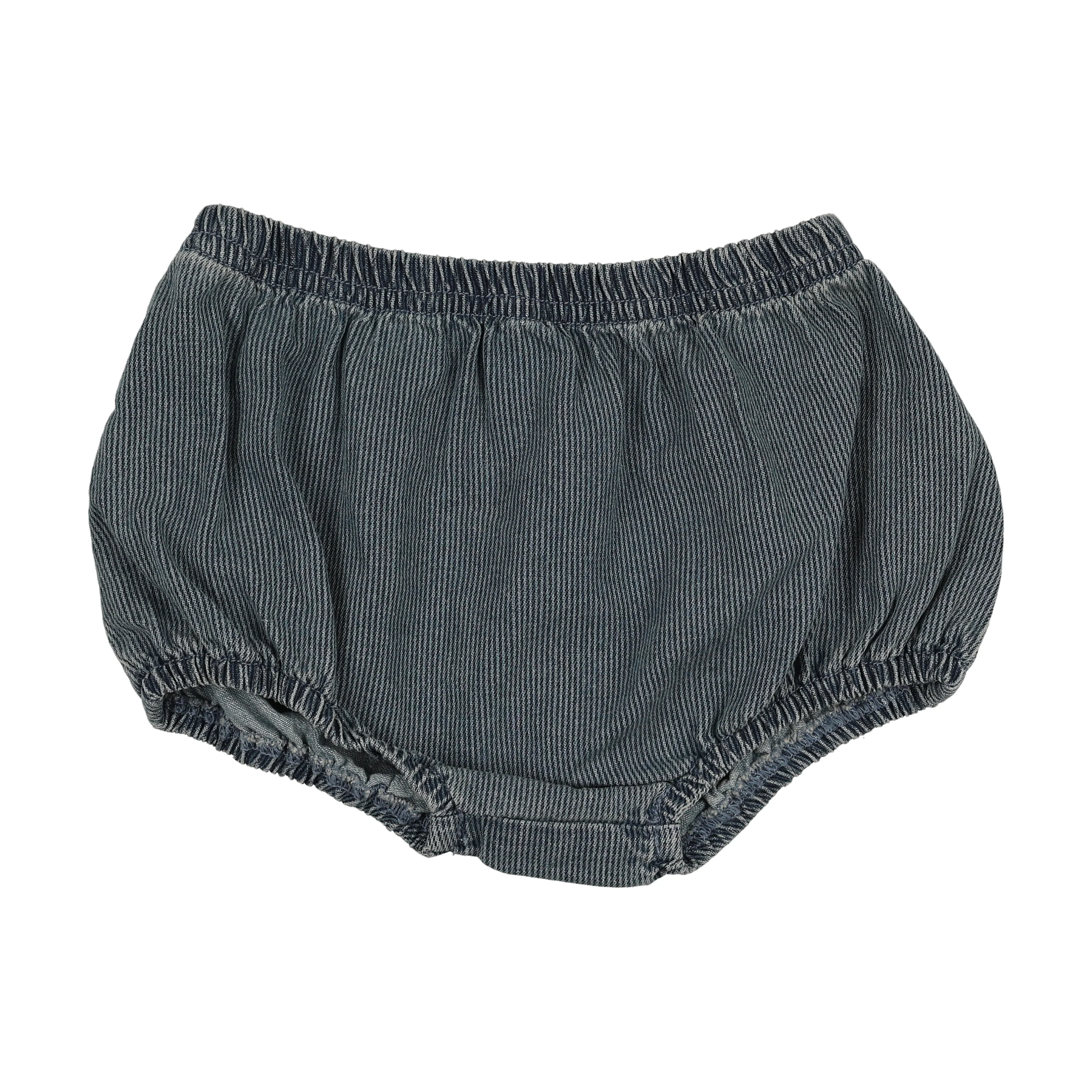 Analogie By Lil Legs Dainty Denim Bloomers - Blue