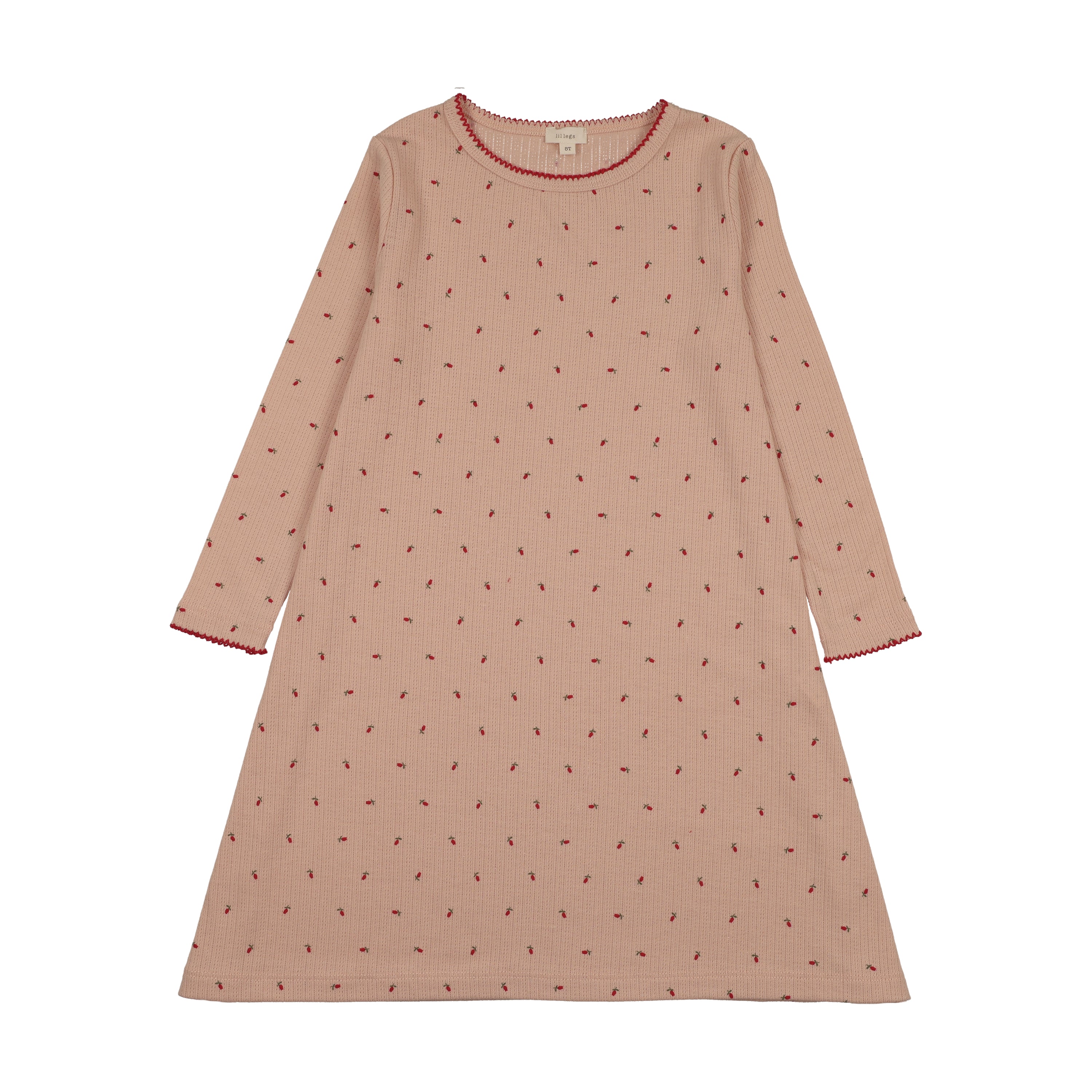Analogie By Lil Legs Dainty Print Nightgown - Rose