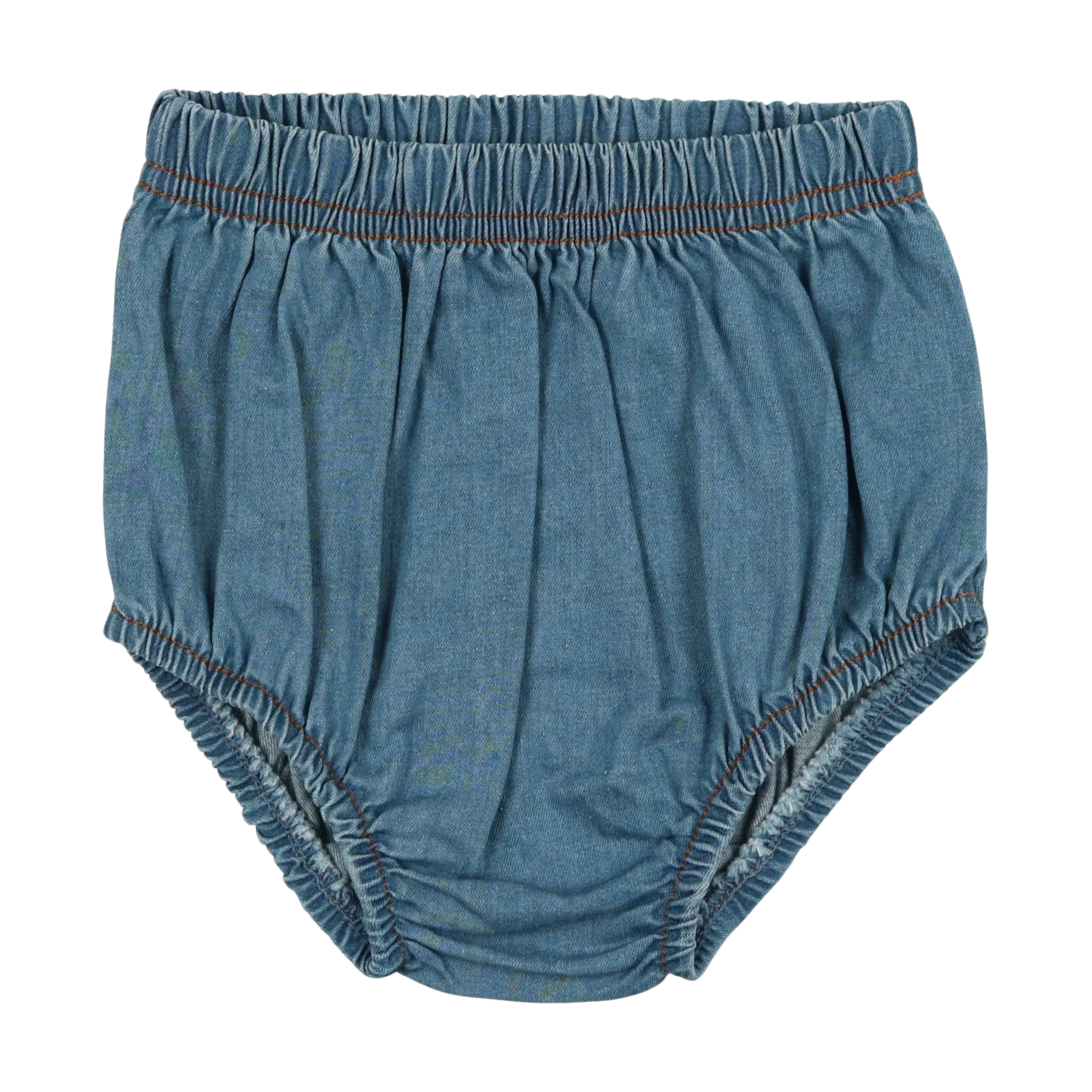 Analogie By Lil Legs DENIM BLOOMERS - DENIM TENCEL