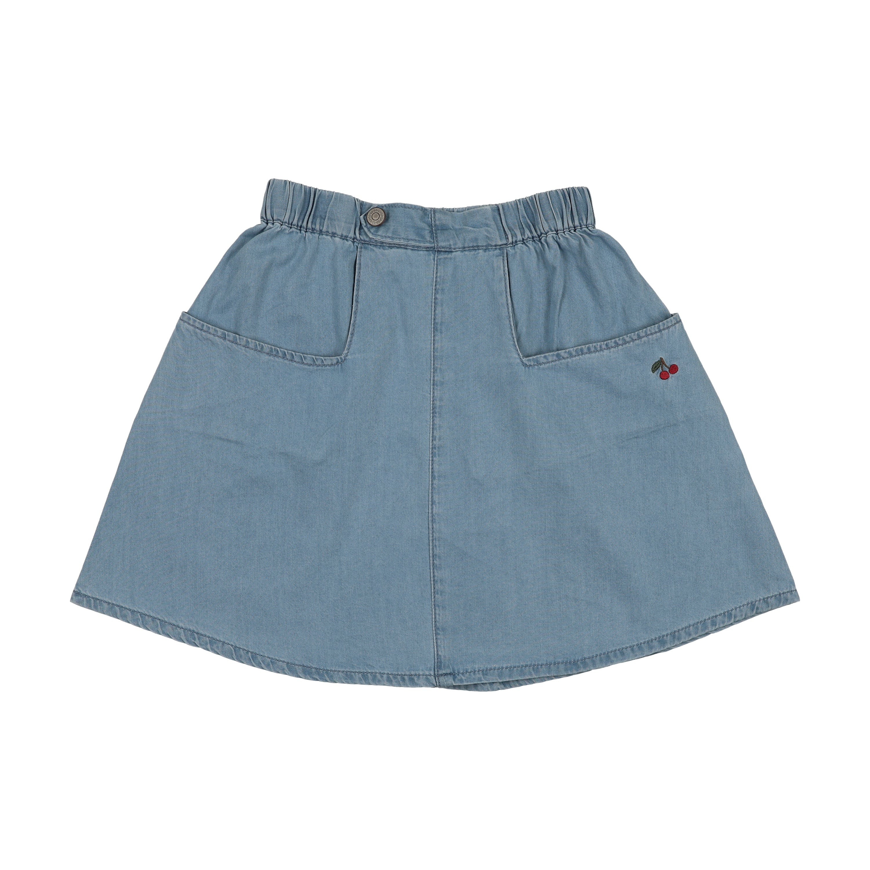 Analogie By Lil Legs Denim Capsule Skirt - Blue Tencel