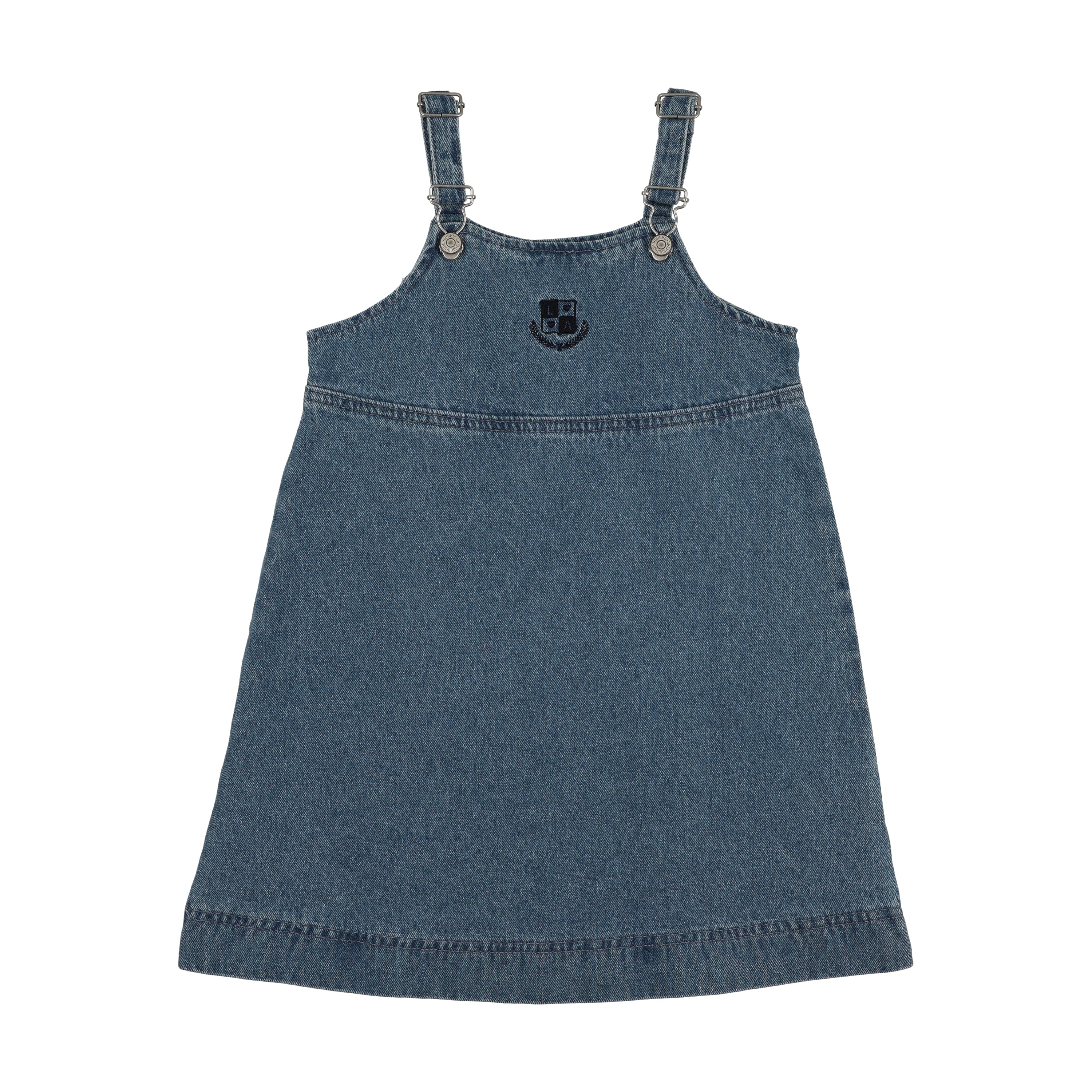 Analogie By Lil Legs Denim City Jumper - Mid Blue Wash