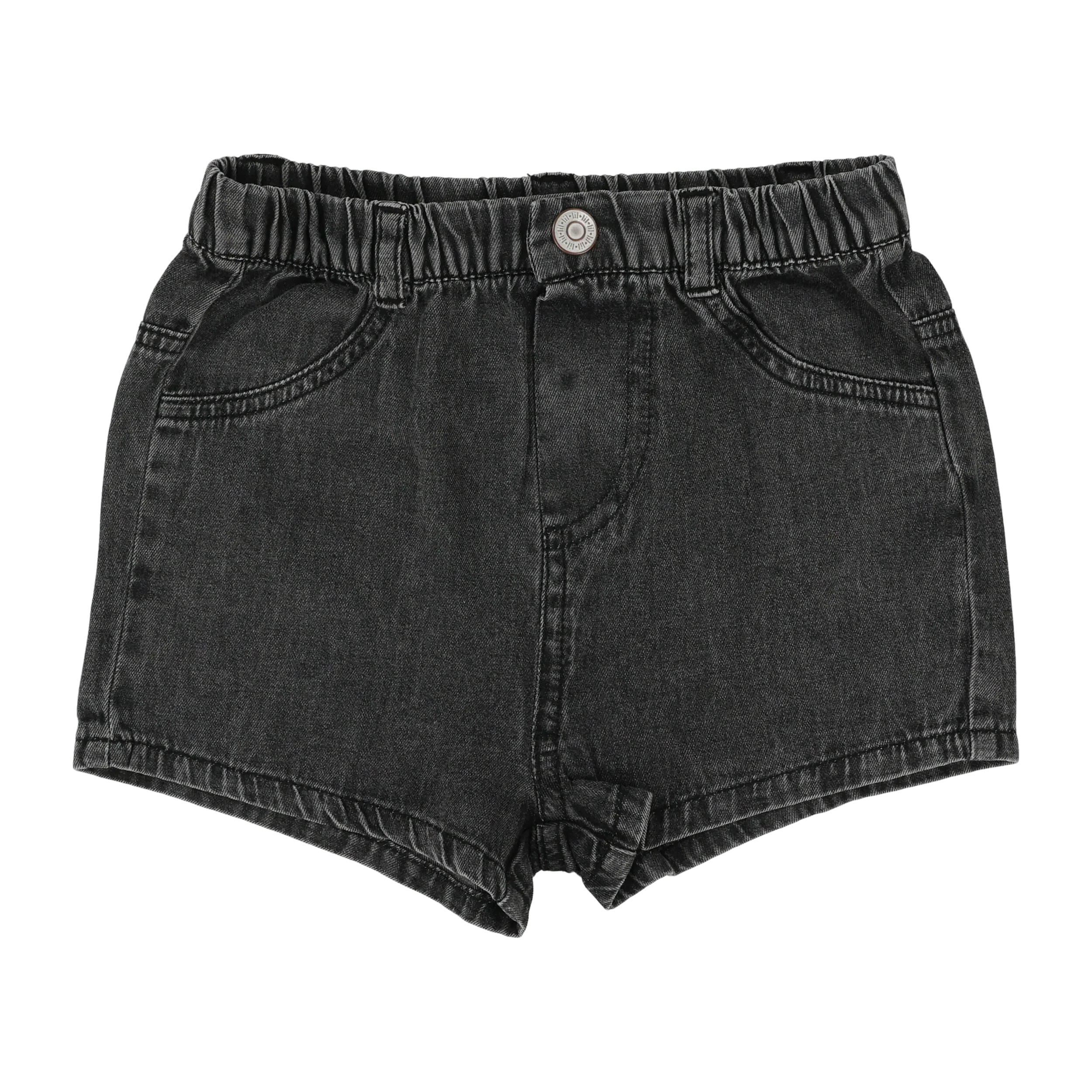 Analogie By Lil Legs DENIM SHORTS - Black Wash