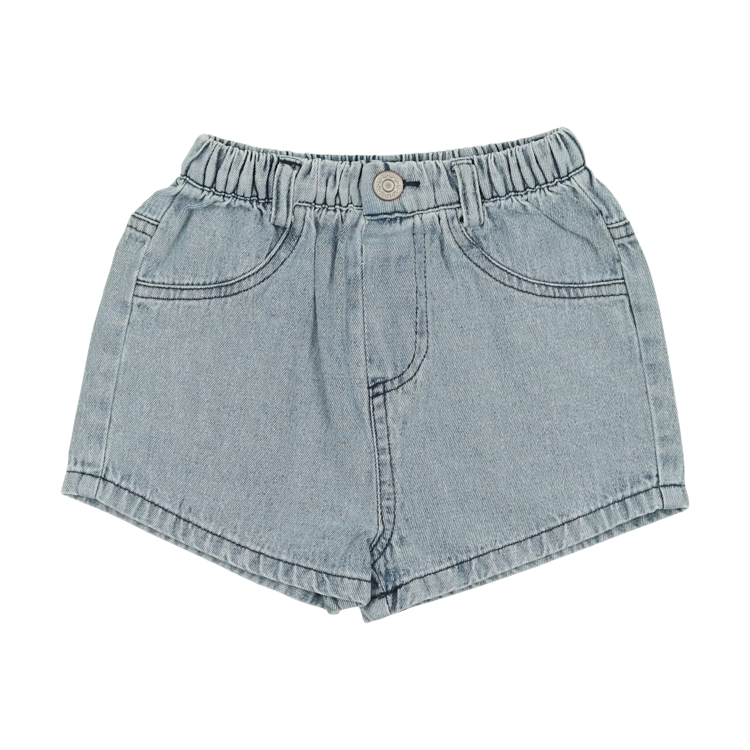 Analogie By Lil Legs DENIM SHORTS - Stone Wash