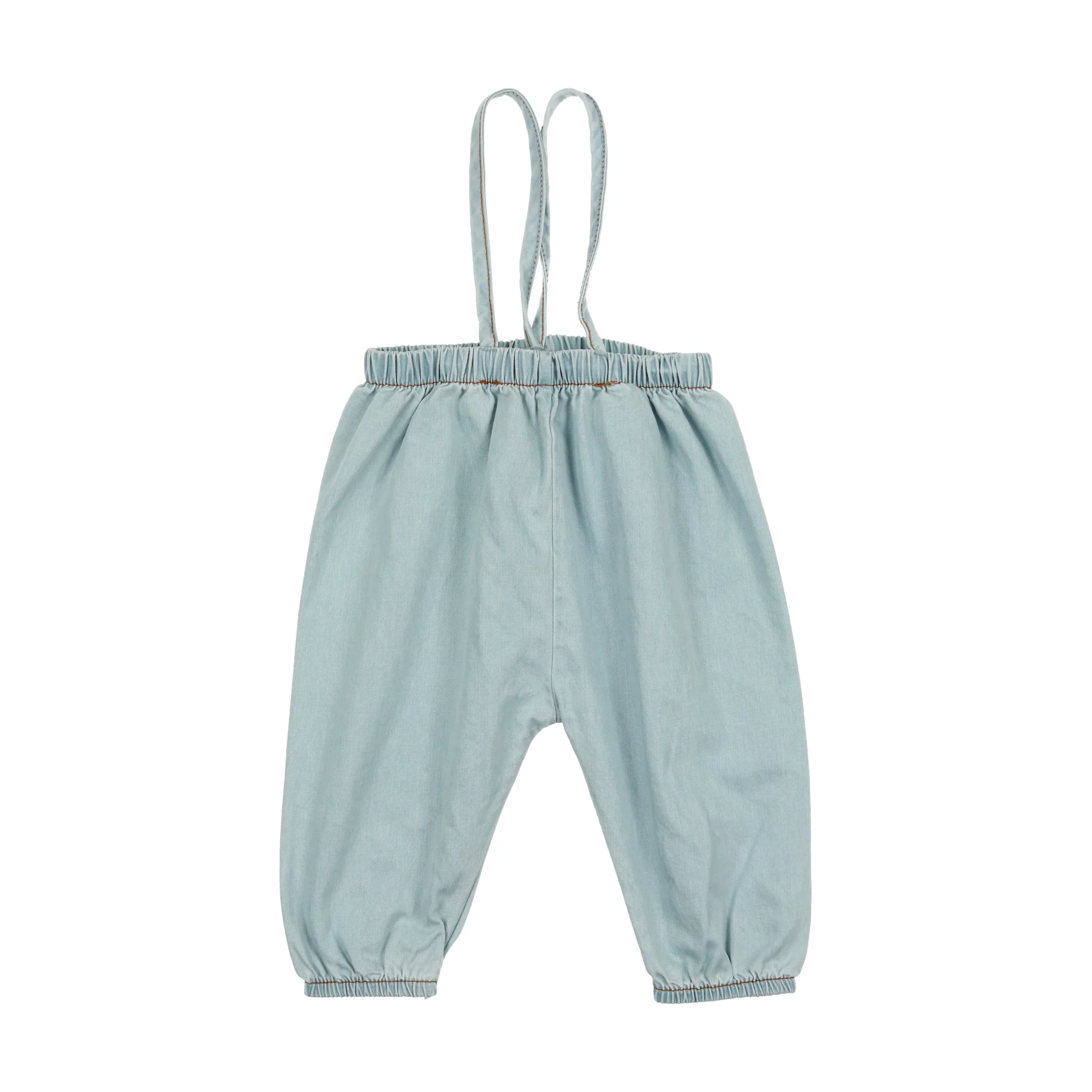 Analogie By Lil Legs DENIM SUSPENDER PANTS - Chambray