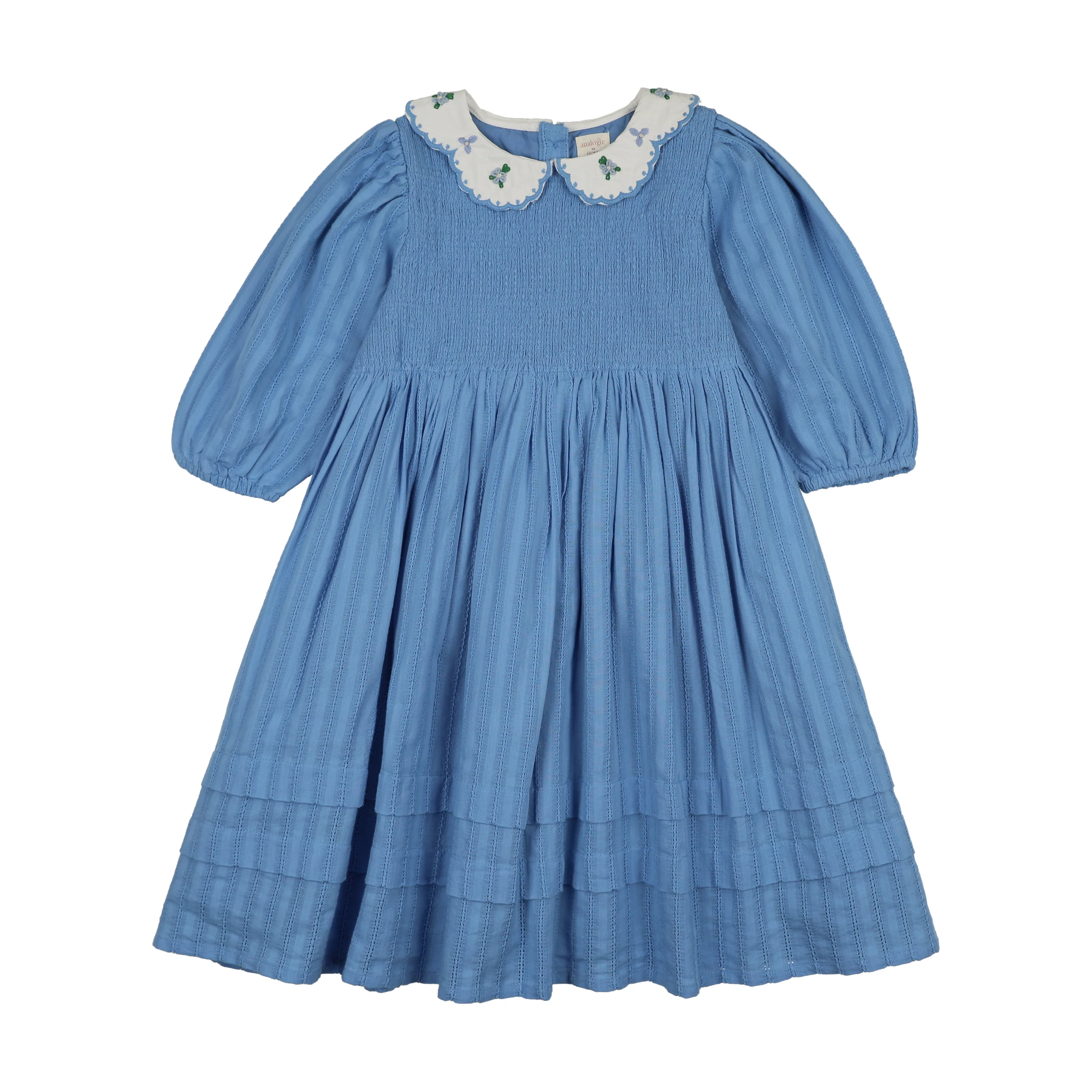 Analogie By Lil Legs Downtown Dress - Fresh Blue