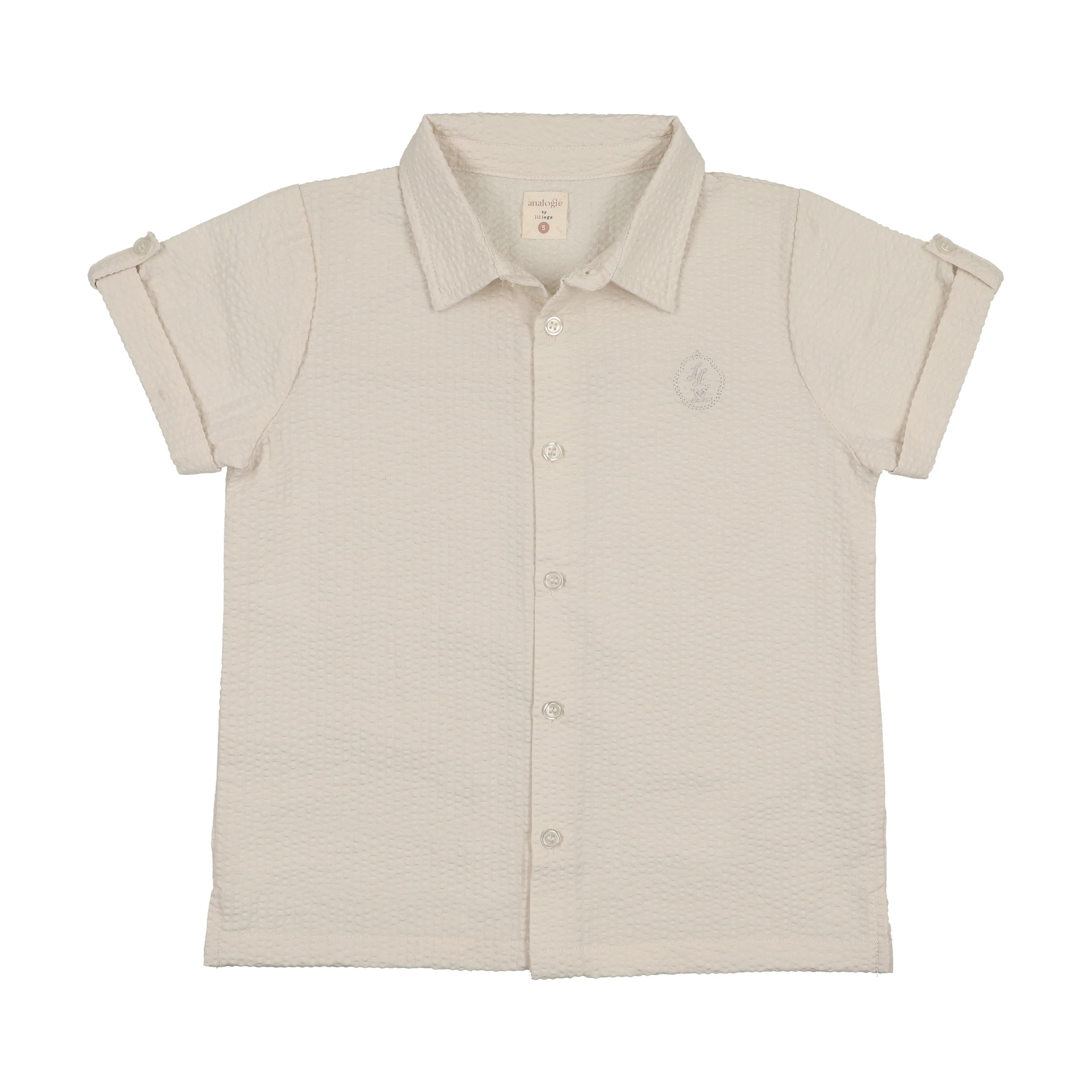Analogie By Lil Legs Dress Shirt - Cream