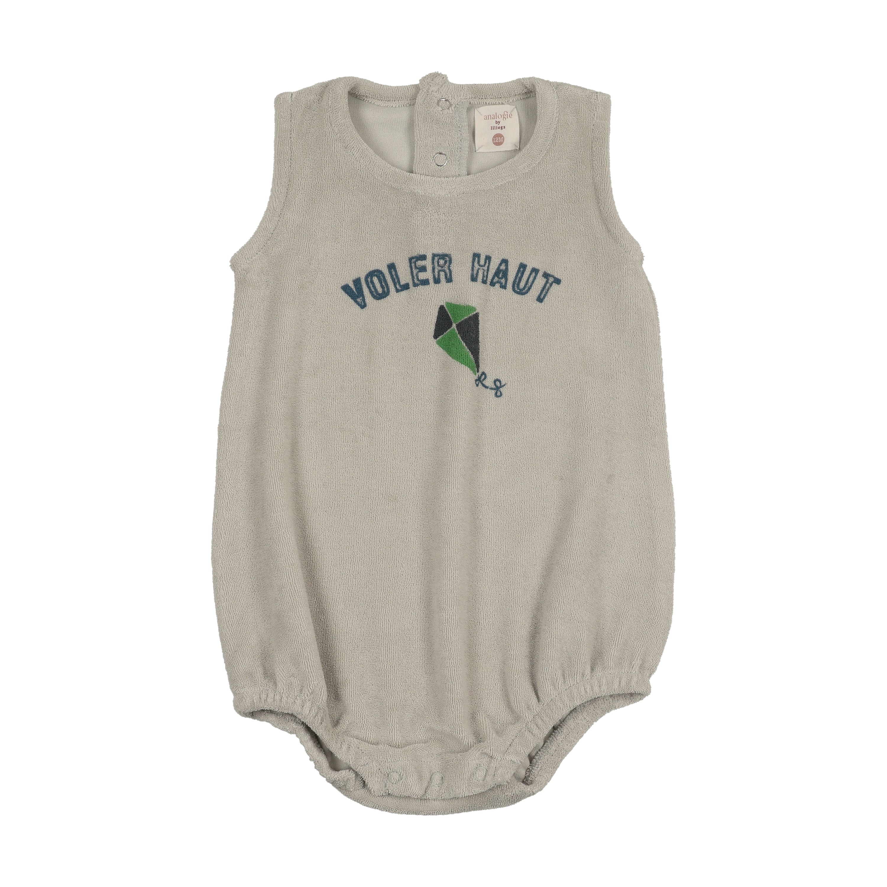 Analogie By Lil Legs Kite Romper - Pale Blue