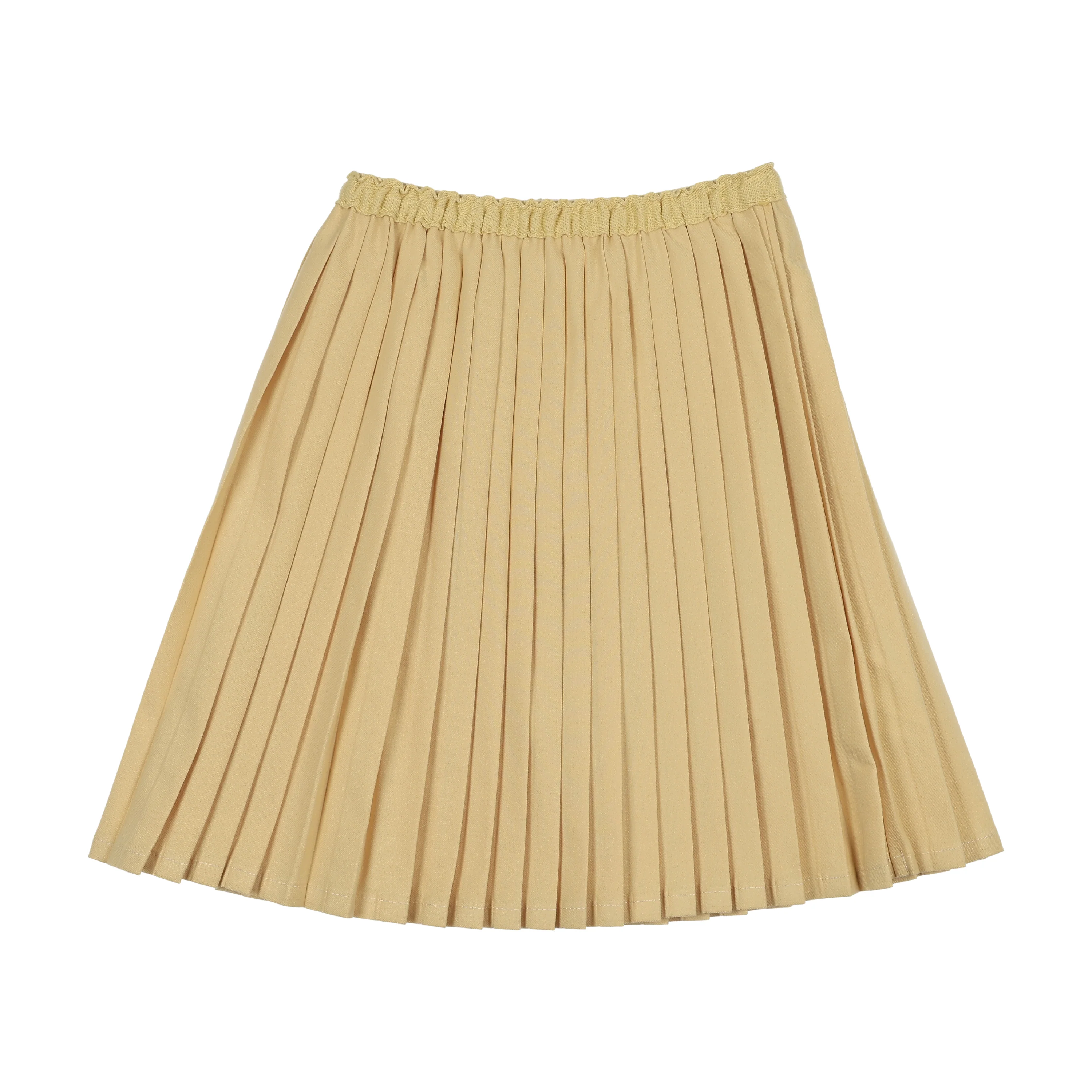 Analogie By Lil Legs Knife Pleated Skirt - Sunny Yellow