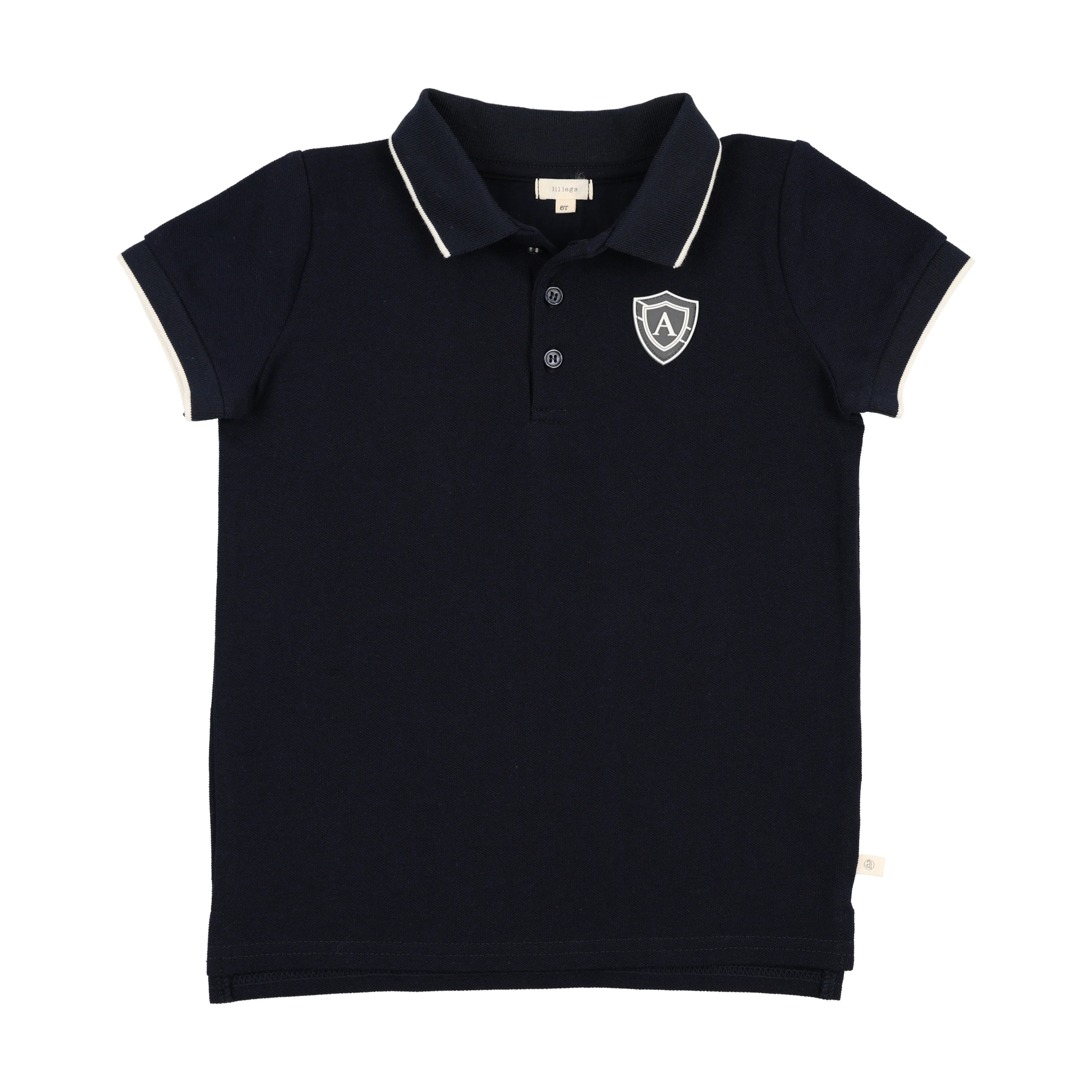 Analogie By Lil Legs Logo Polo SS - Navy