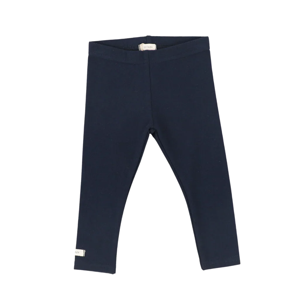 Analogie By Lil Legs Long Leggings - Navy