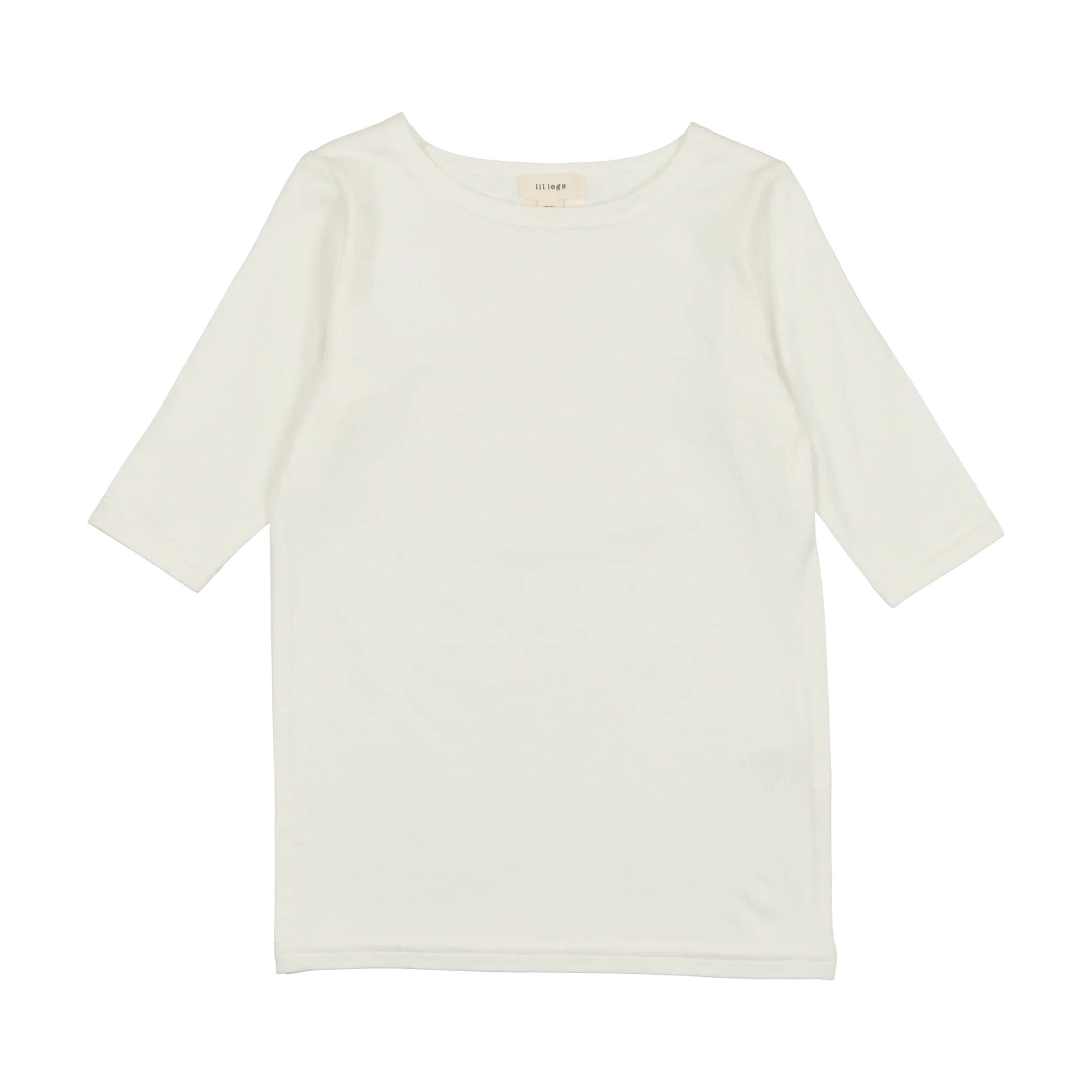 Analogie By Lil Legs Long Sleeve Bamboo Tee - Off White