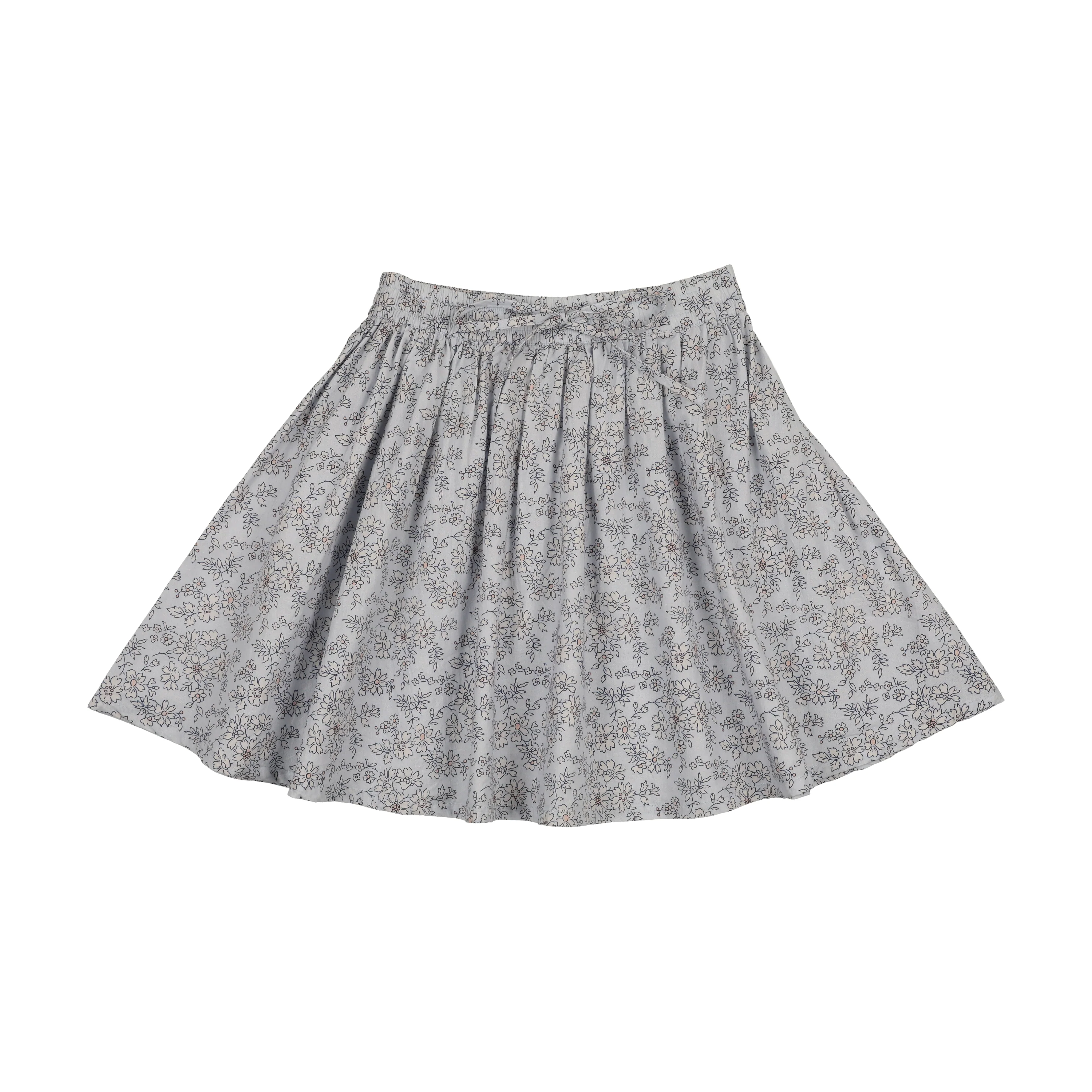 Analogie By Lil Legs Mountain Meadows Skirt - Clear Blue