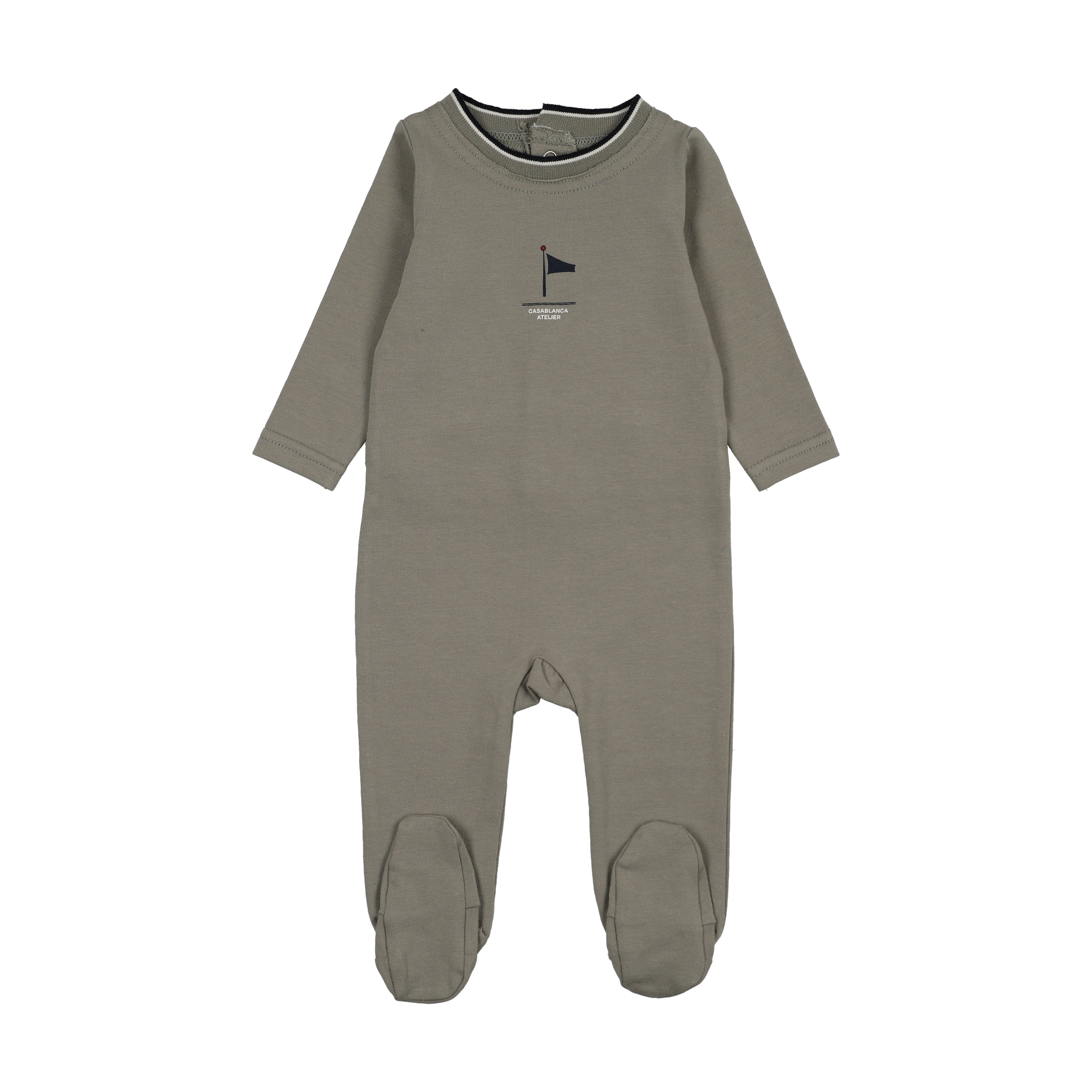 Analogie By Lil Legs Outer Field Boys Footie - Green