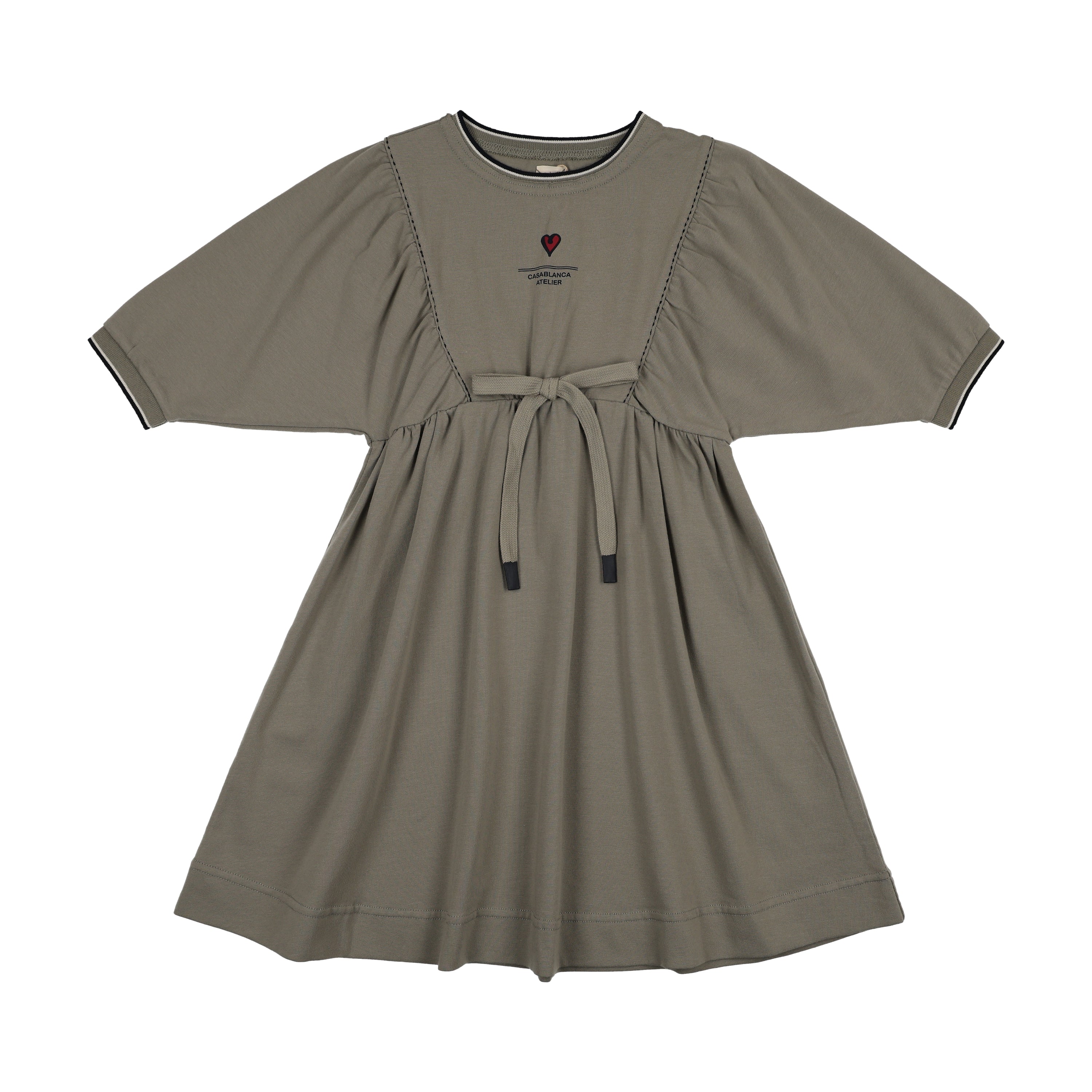 Analogie By Lil Legs Outer Field Girls Dress 3/4 - Green