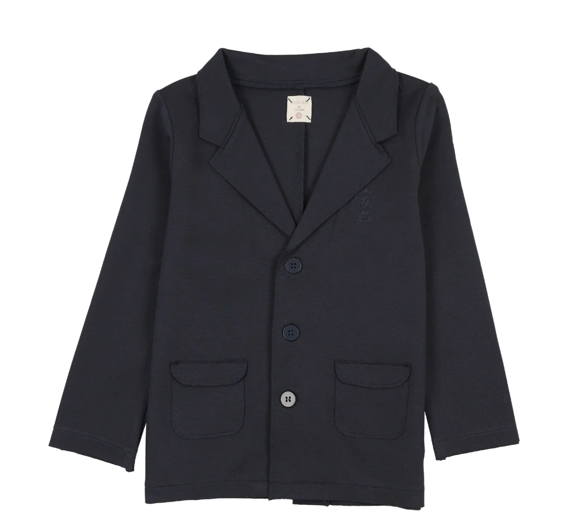 Analogie By Lil Legs Ponte Blazer - Navy