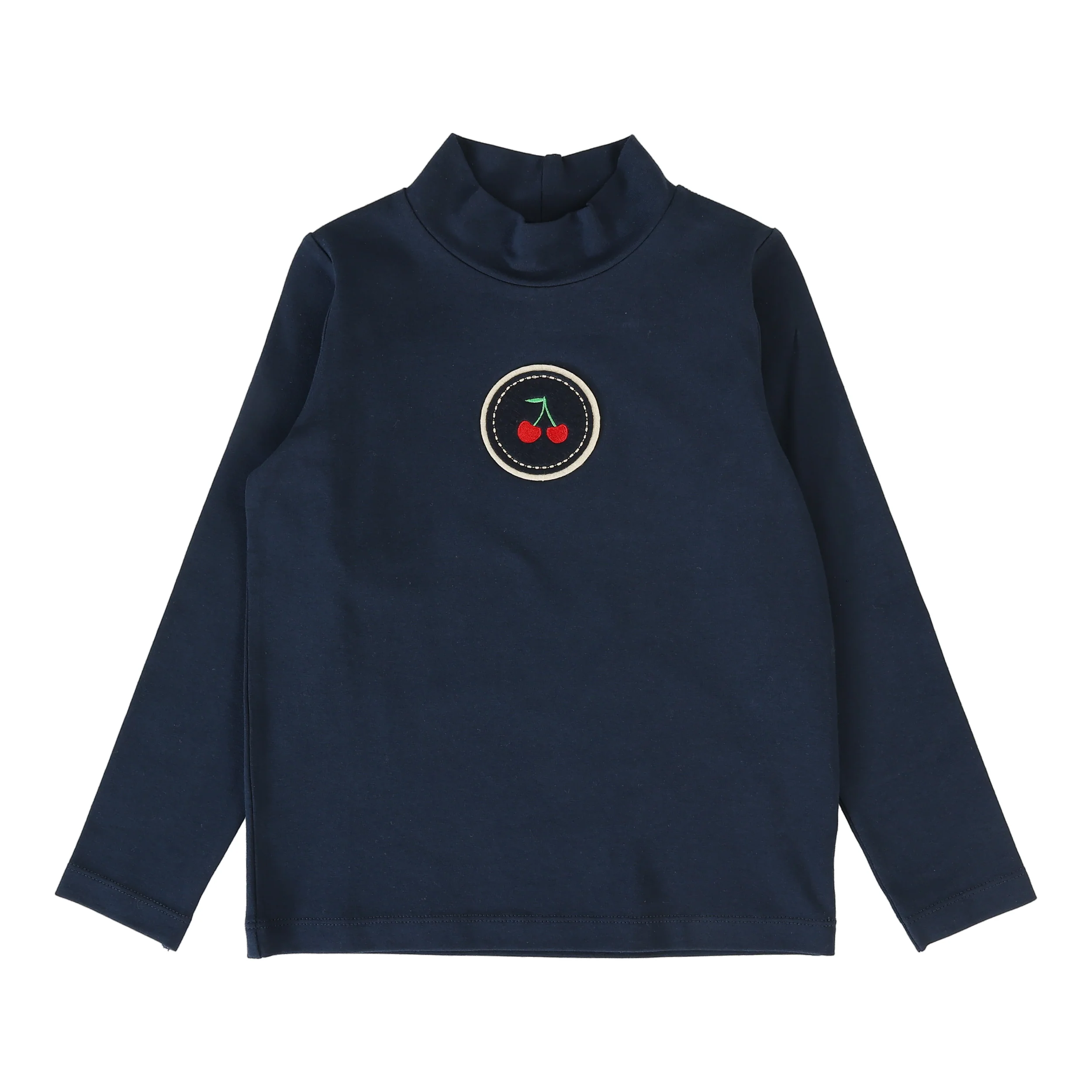 Analogie By Lil Legs Detail Mockneck Navy