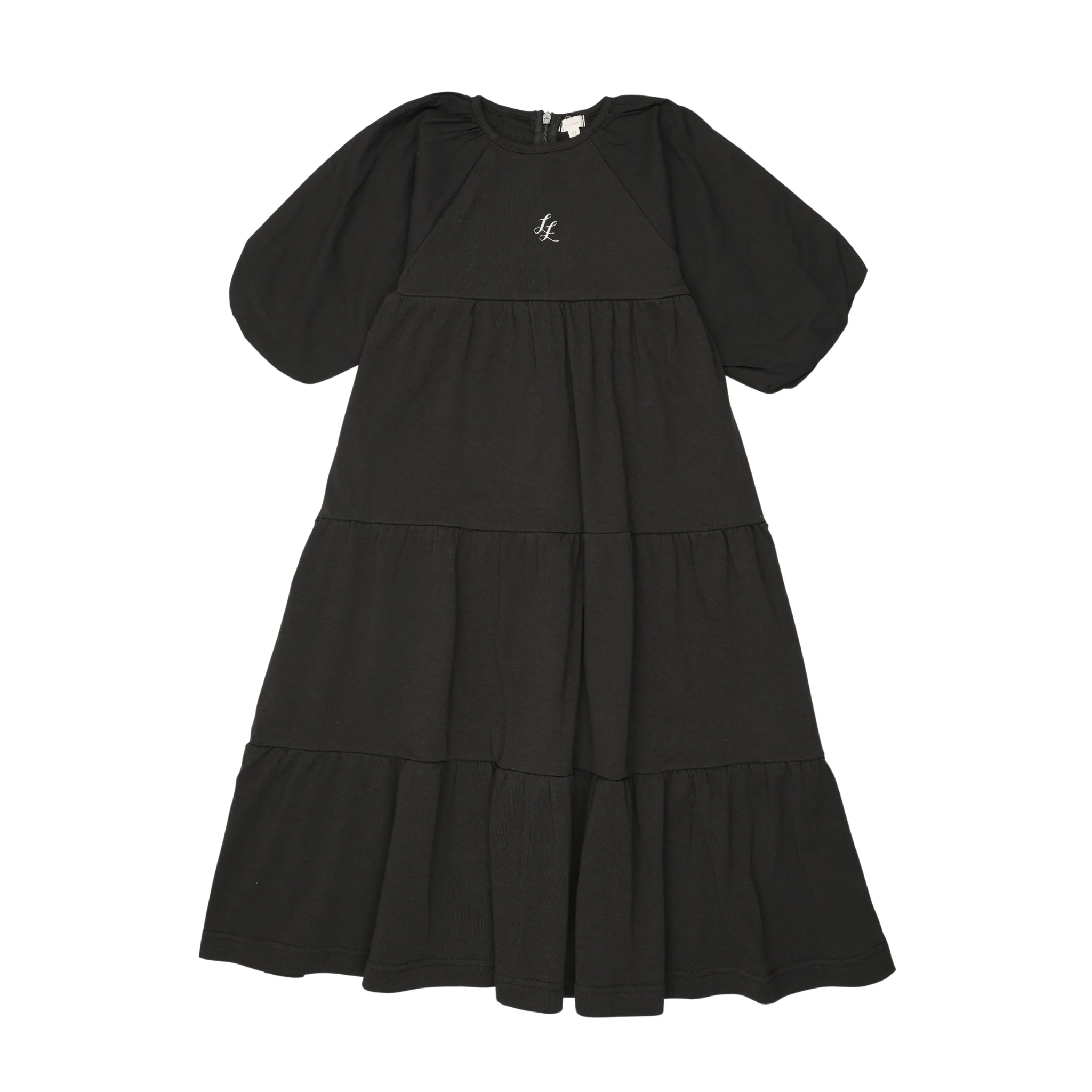 Analogie By Lil Legs Puff Sleeve Maxi 3/4 - Black