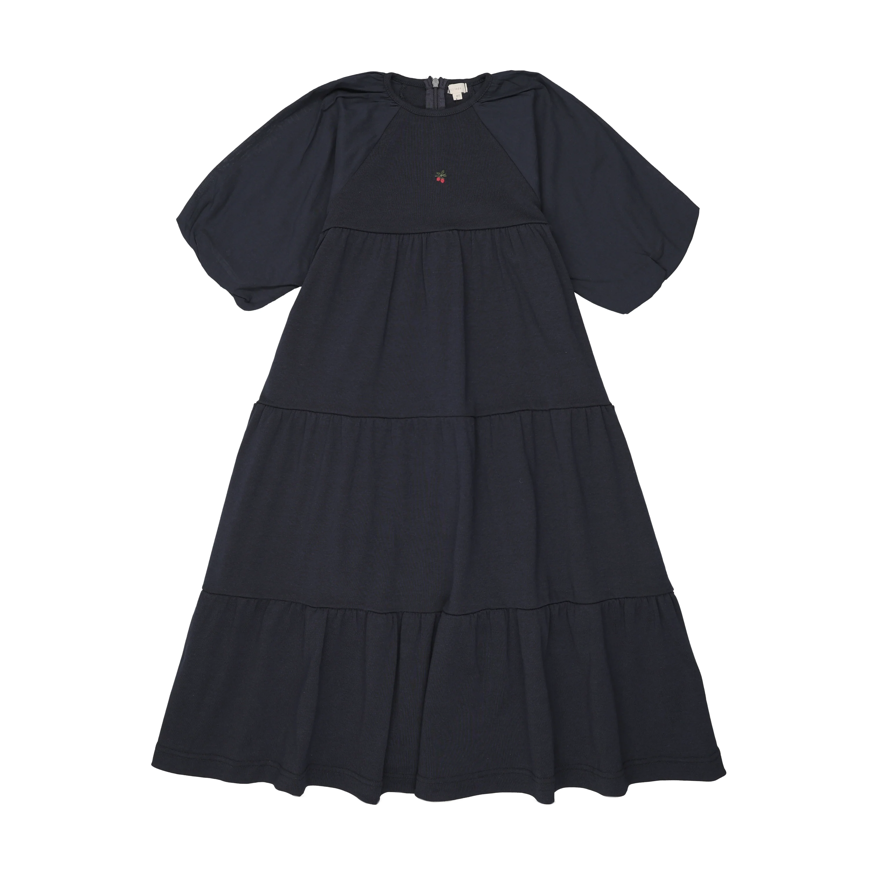 Analogie By Lil Legs Puff Sleeve Maxi 3/4 - Navy