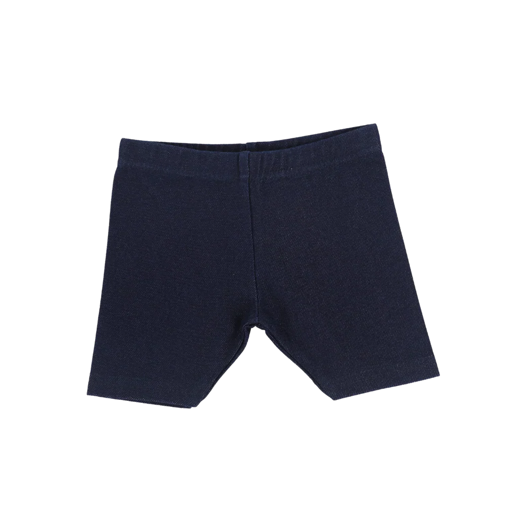 Analogie By Lil Legs Short Leggings - Dark Jean
