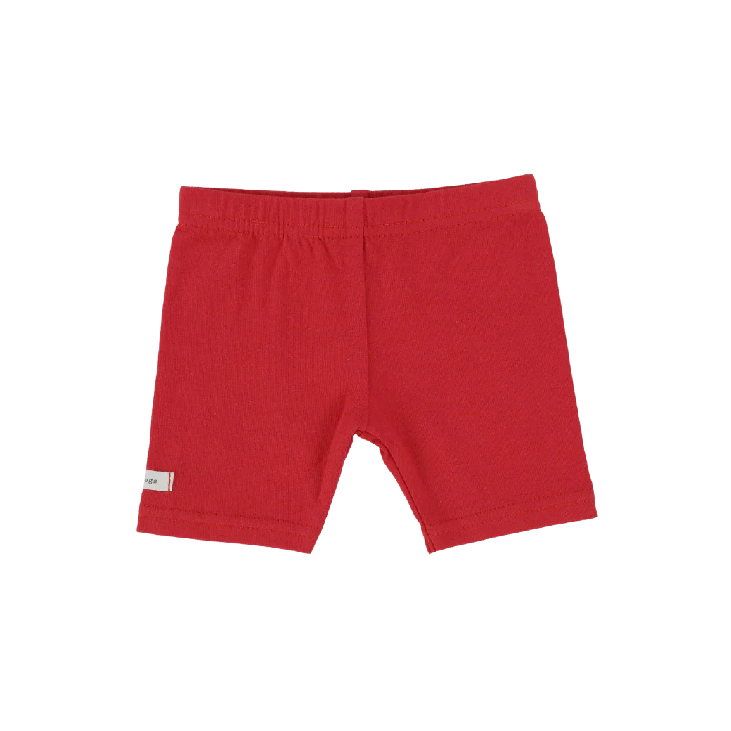 Analogie By Lil Legs Short Leggings - Red