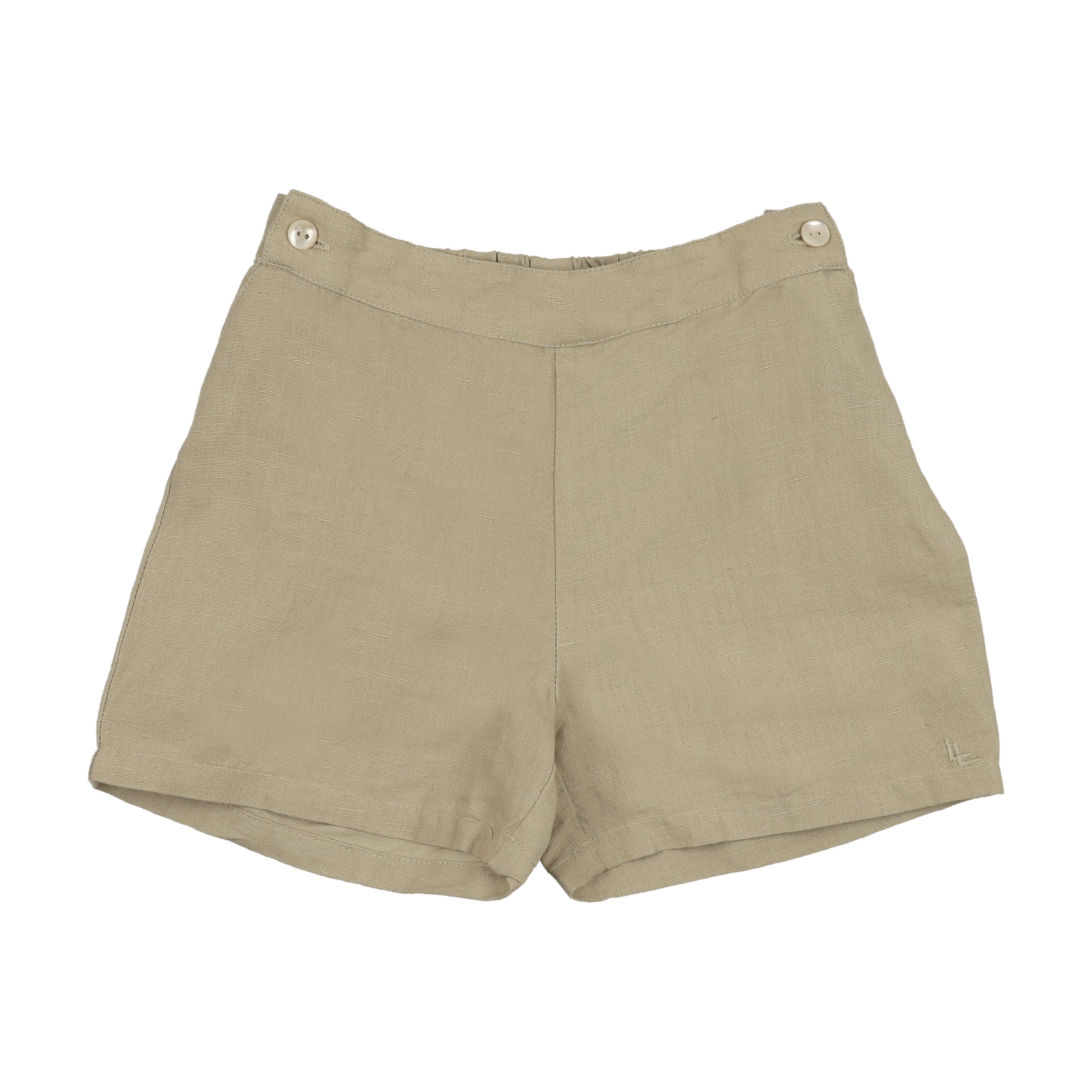 Analogie By Lil Legs Solid Shorts - Wheat