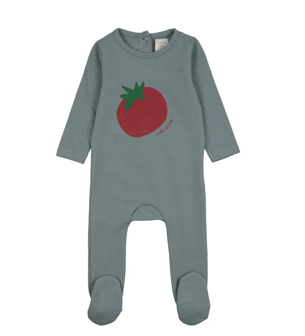Analogie By Lil Legs Tomato Footie - Blue