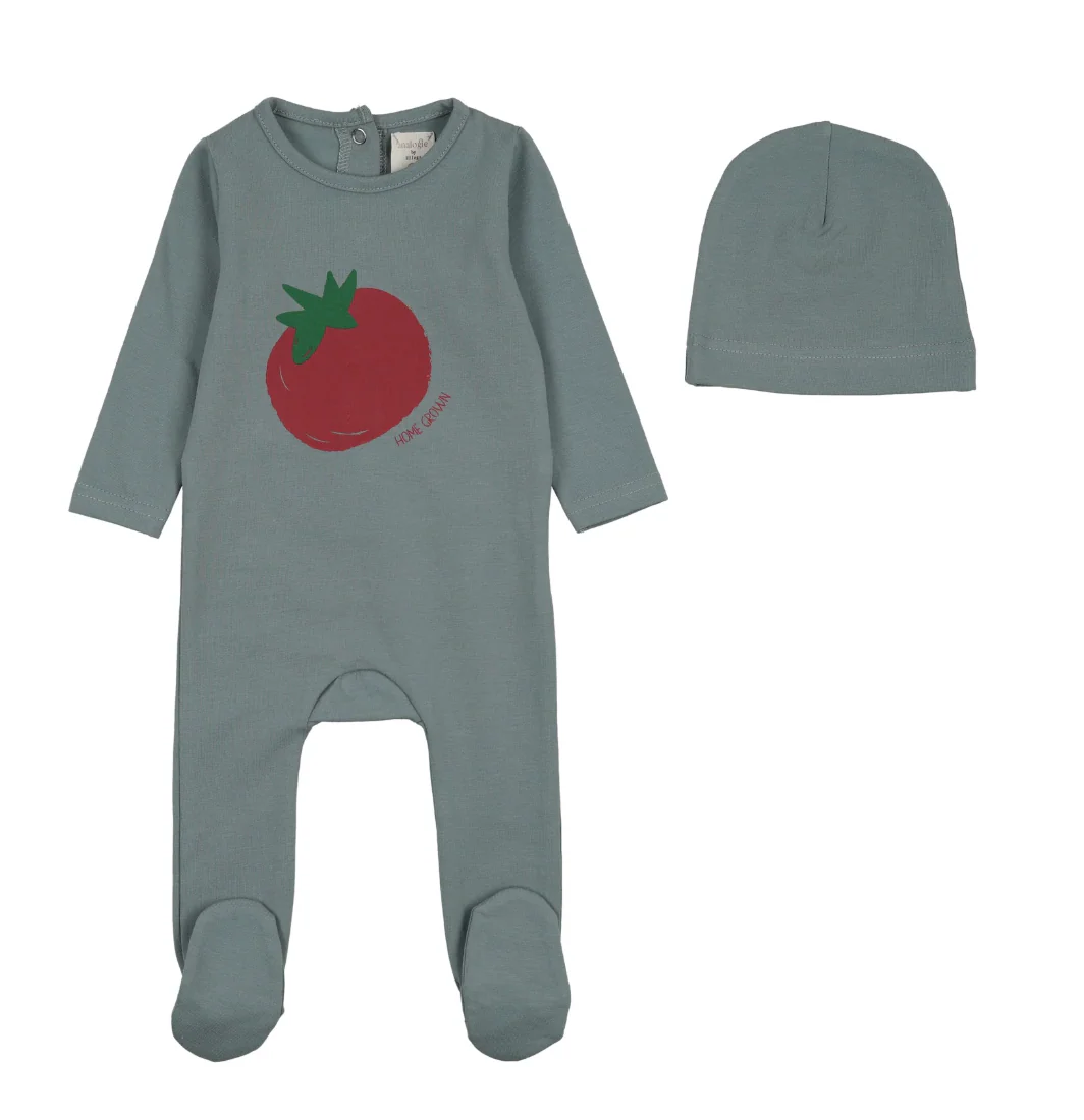 Analogie By Lil Legs Tomato Footie - Blue - Image 2