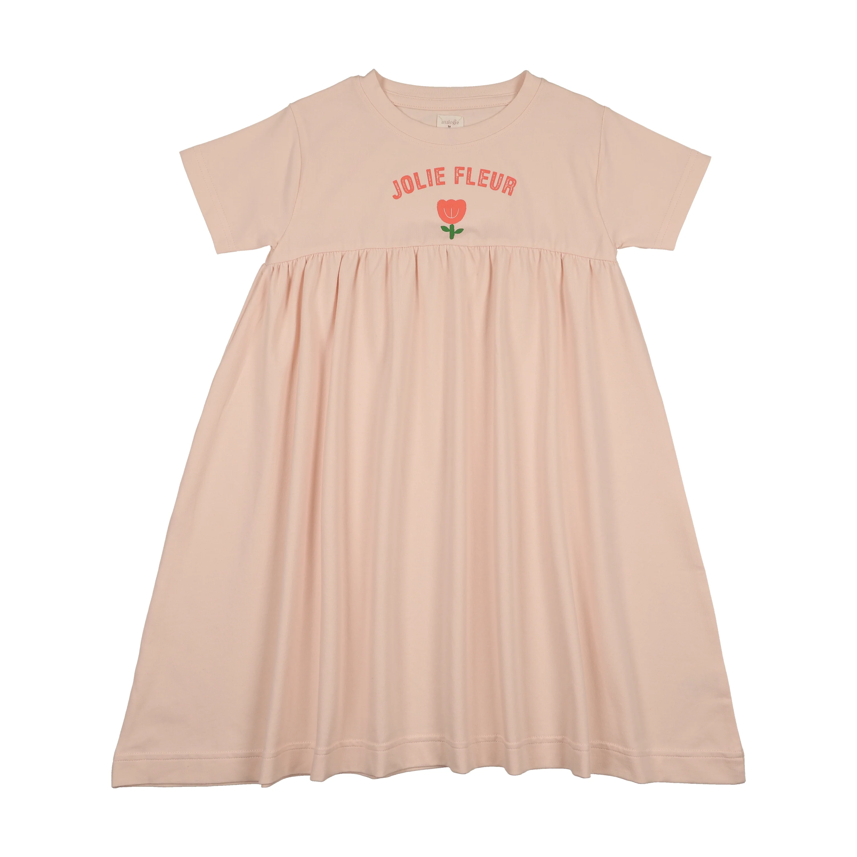 Analogie By Lil Legs Tulip Dress - Cloud Pink