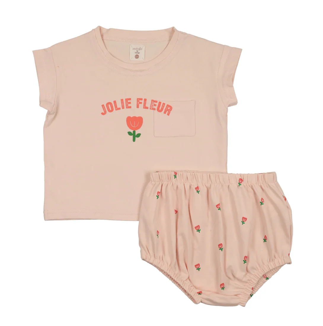 Analogie By Lil Legs Tulip Set - Cloud Pink