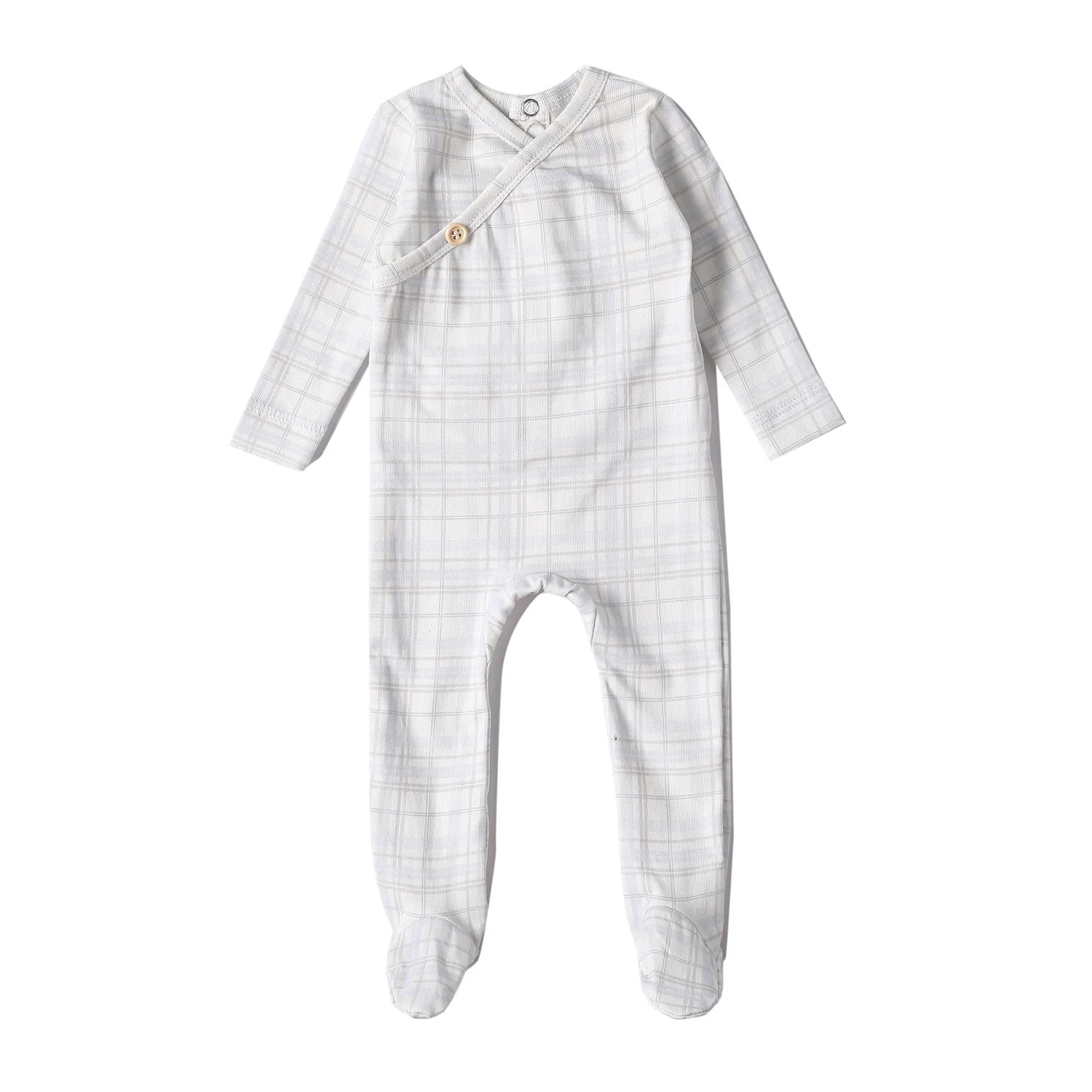 Anecdote Plaid Print Footie (PR2470)