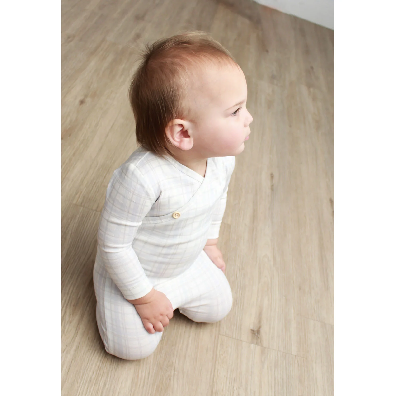 Anecdote Plaid Print Footie (PR2470) - Image 2