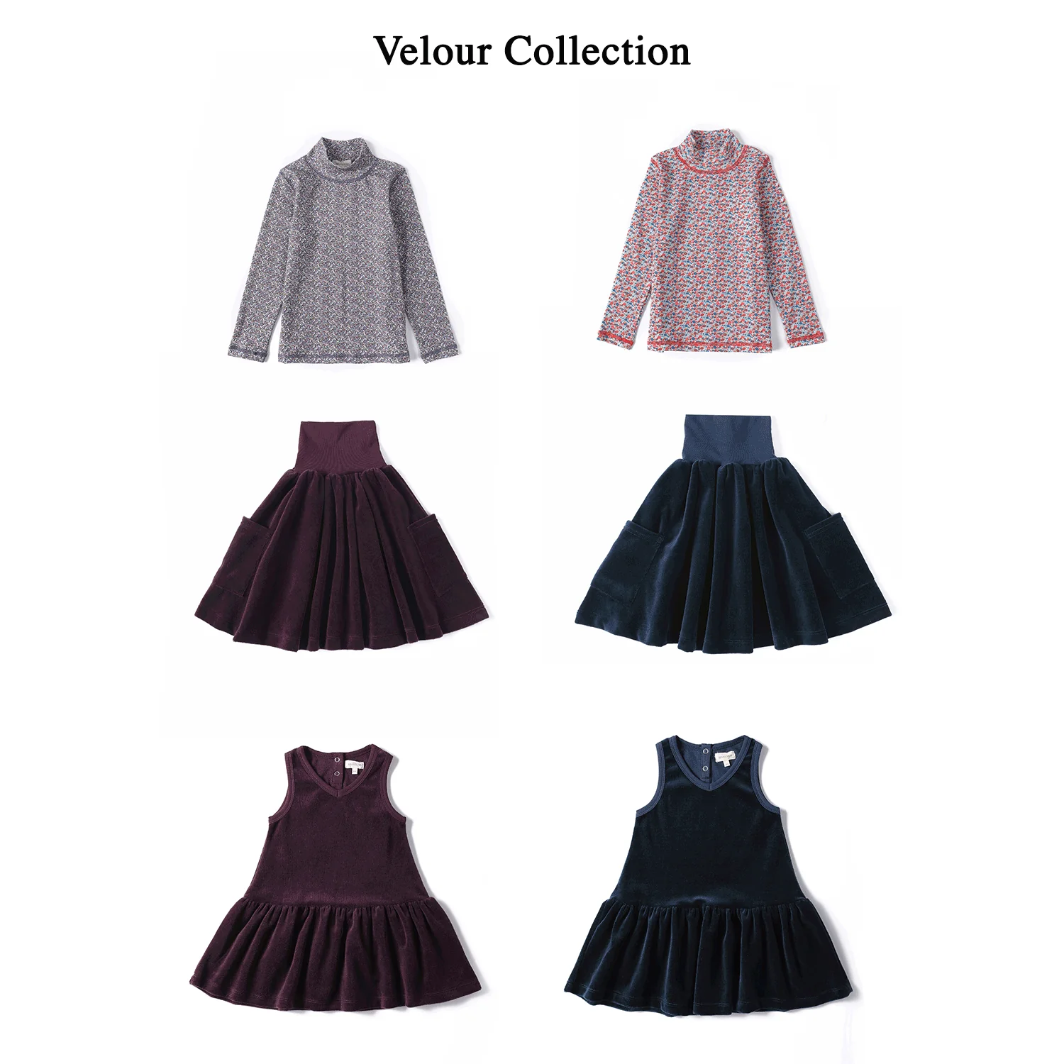 Anecdote Plum Floral Print Mock Neck - Image 3