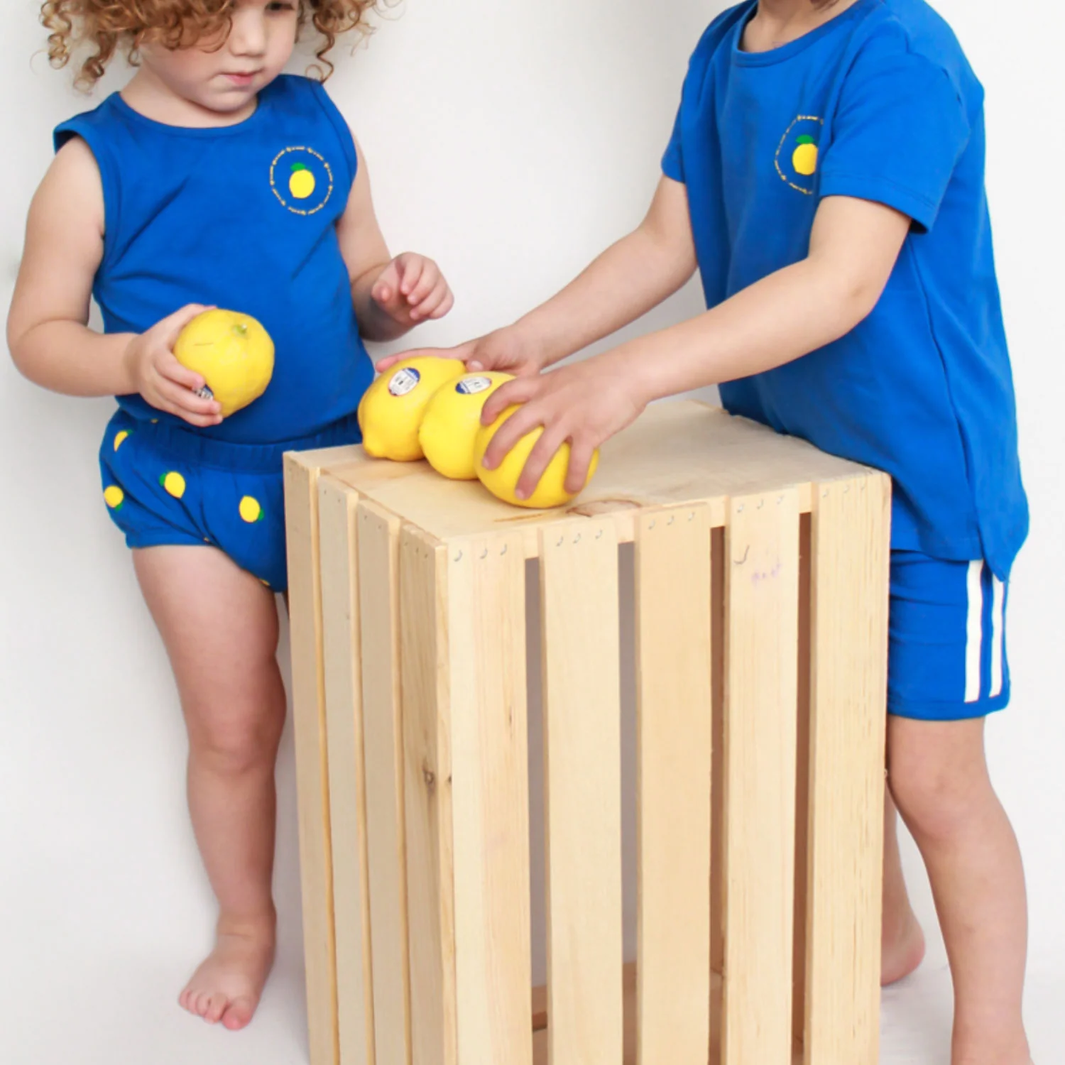Anecdote Royal Blue Lemon Boxy Tee (FR2432) - Image 2