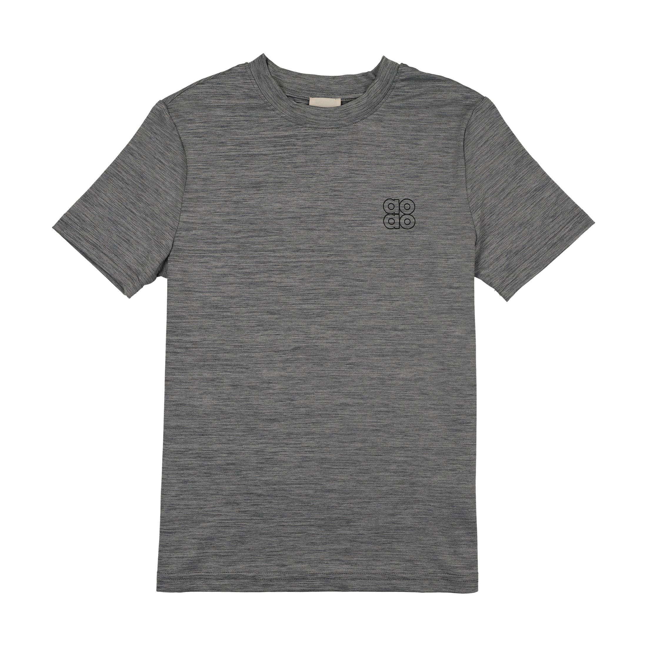 3 Buttons - AOAO Sports T-Shirt Gray Melange