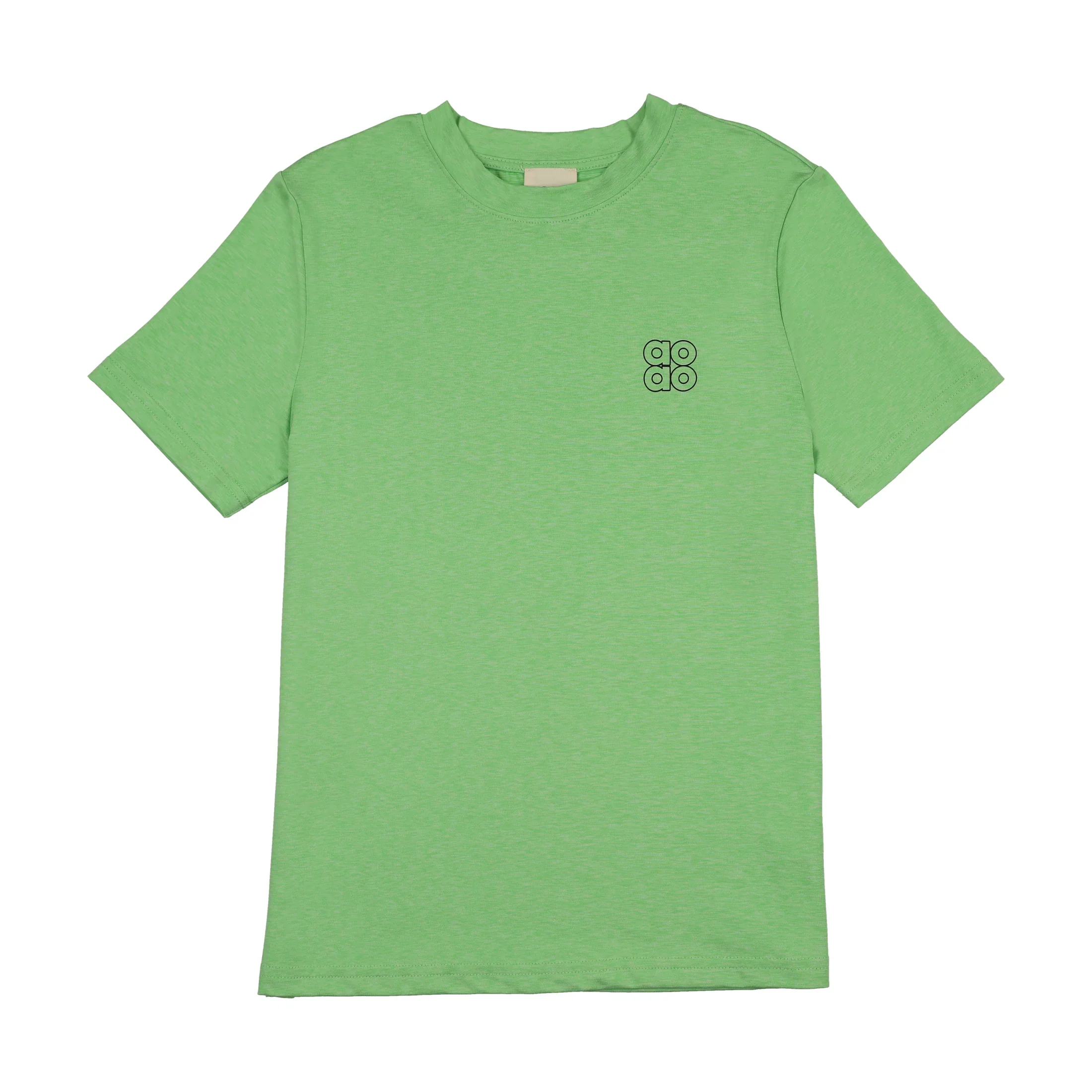 3 Buttons - AOAO Sports T-Shirt Lime Green Melange