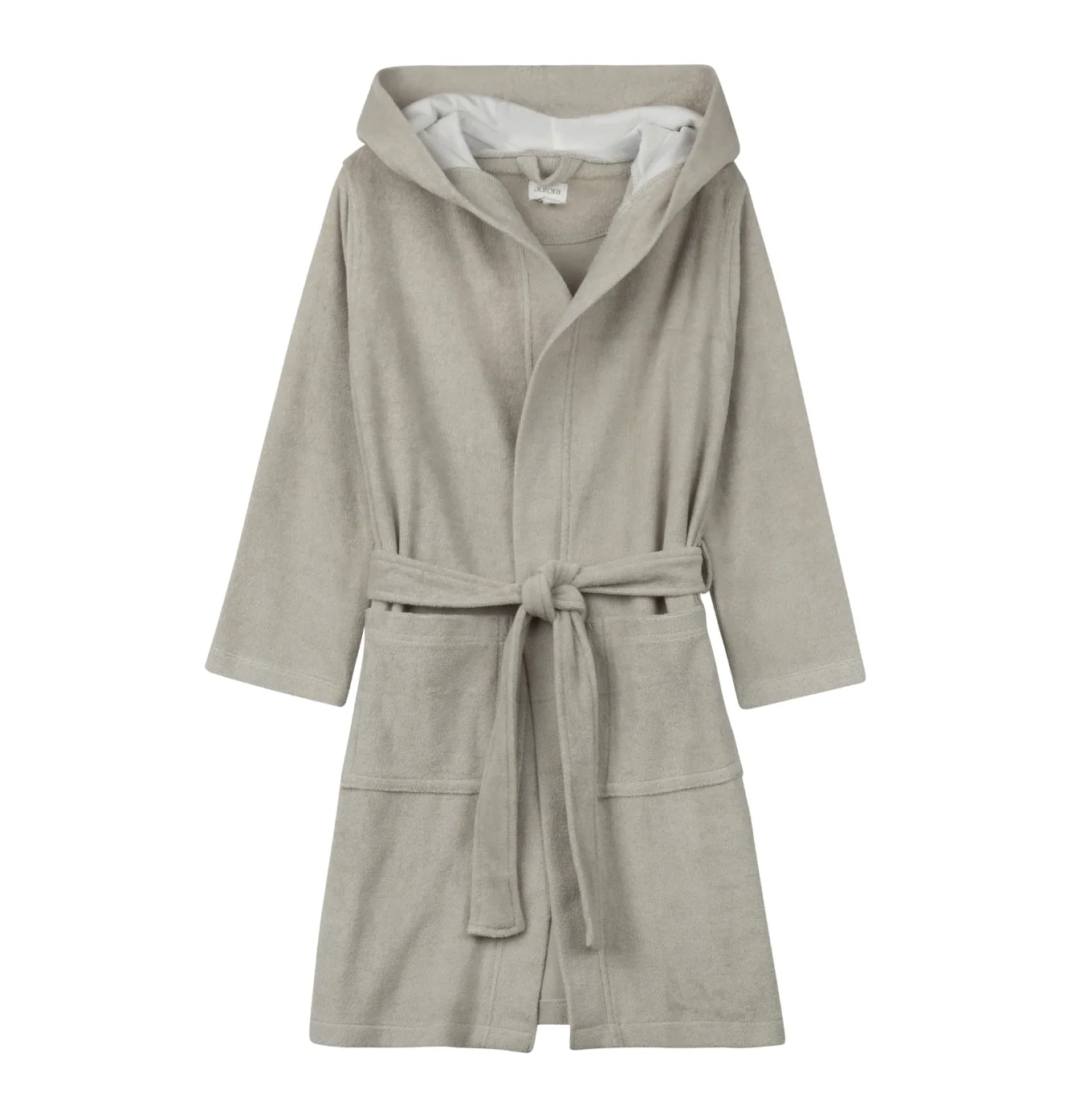 Aurora Car Embroidered Terry Robe Sage