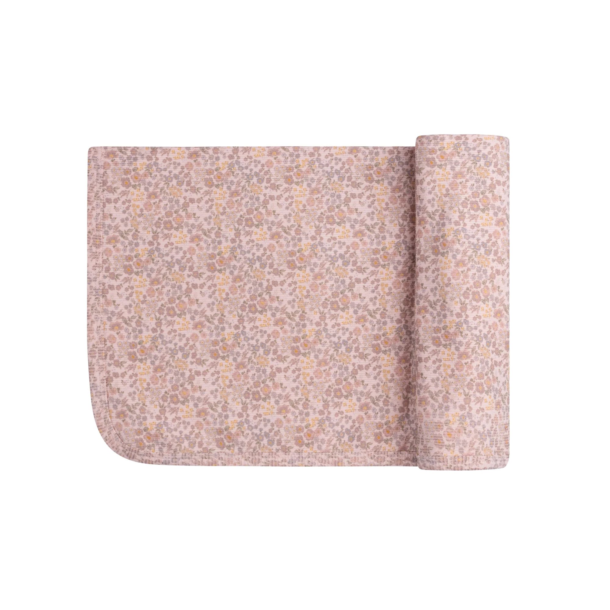 Aurora Pink Liberty Floral Cotton Blanket